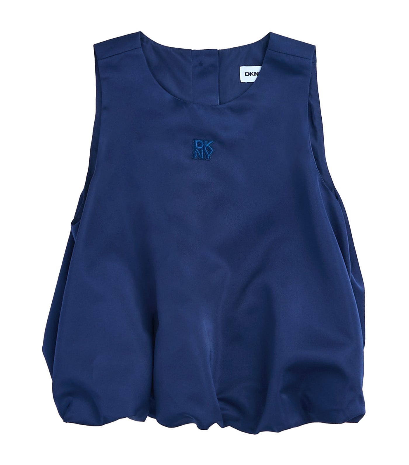 Sleeveless Bubble Top with Rhinestones