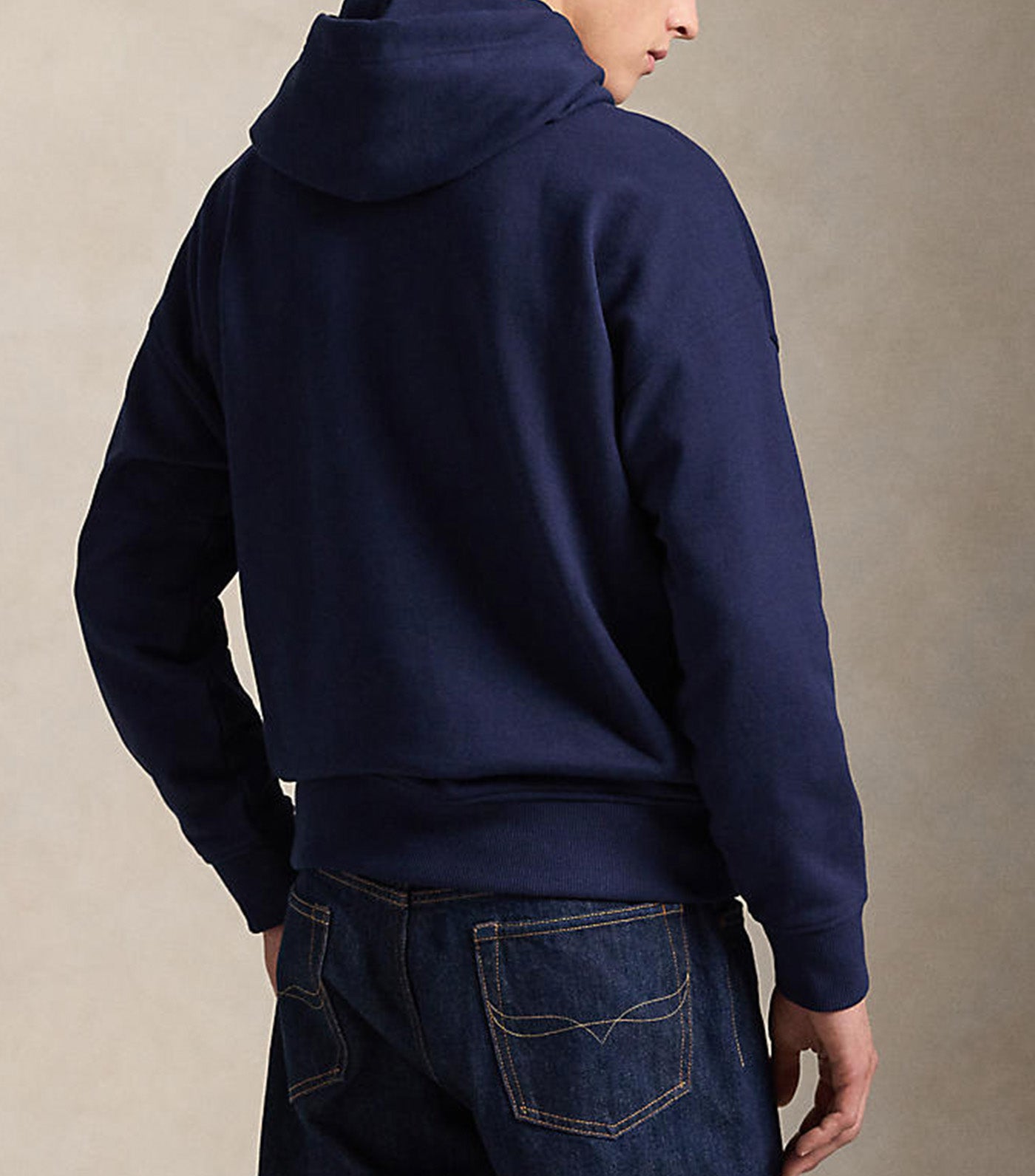 Men's Relaxed Fit Logo Fleece Hoodie