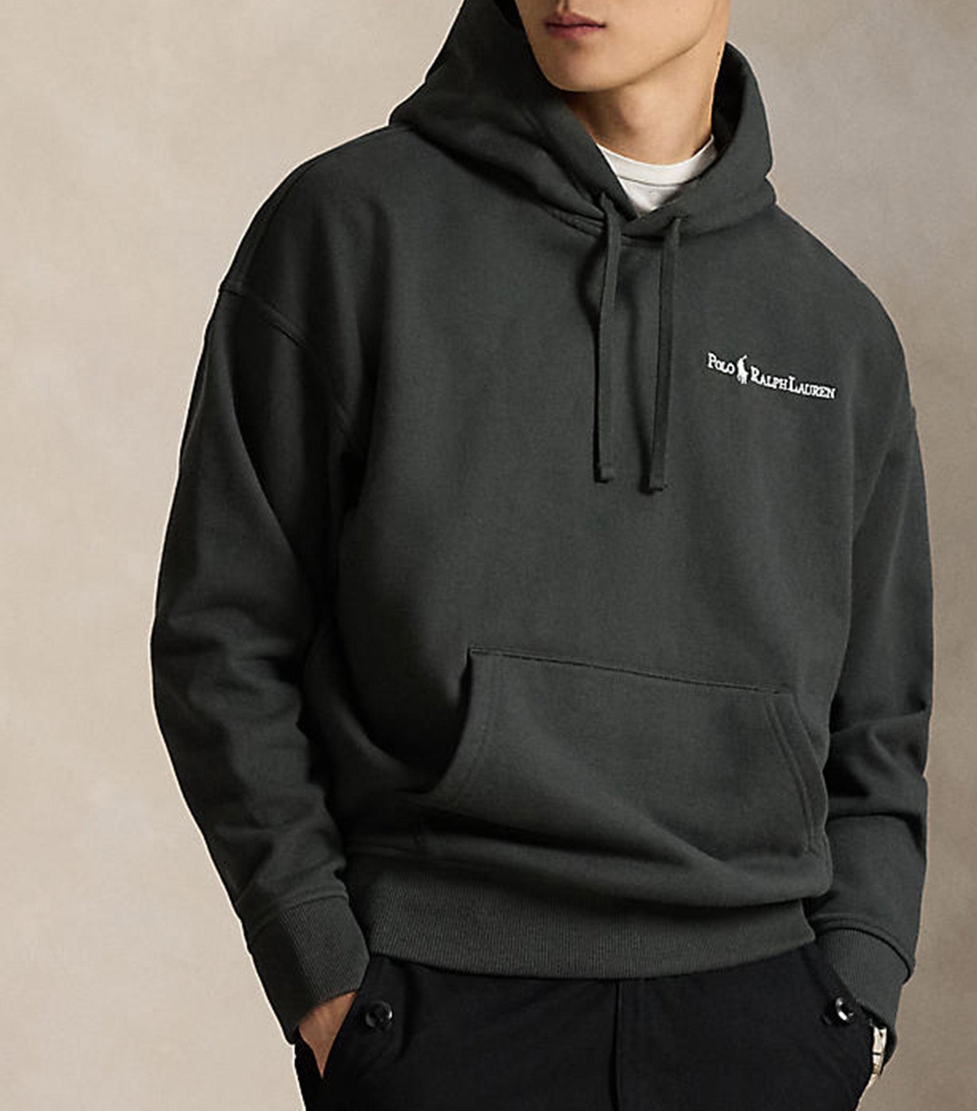 Men's Relaxed Fit Logo Fleece Hoodie