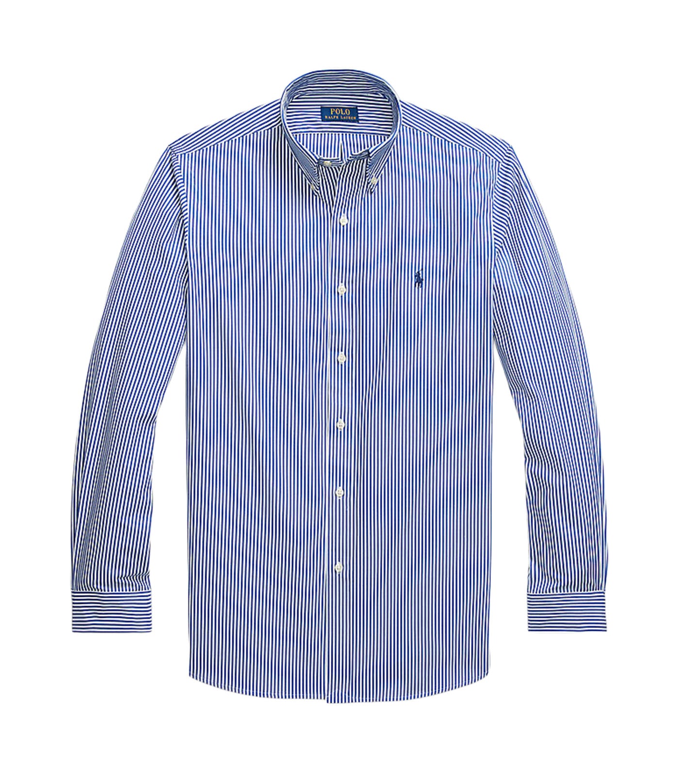 Men's Custom Fit Stretch Poplin Shirt Blue