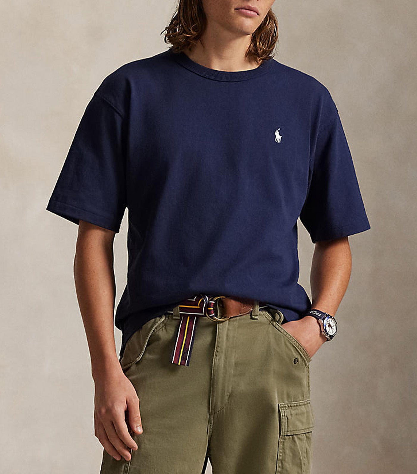 Men's Relaxed Fit Logo Jersey T-Shirt