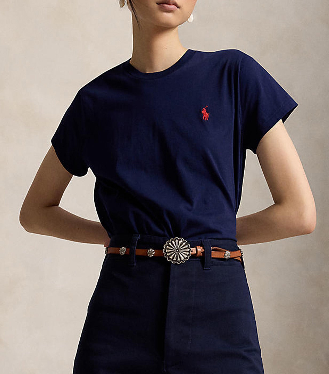 Women's Classic Fit Cotton Jersey Crewneck Tee