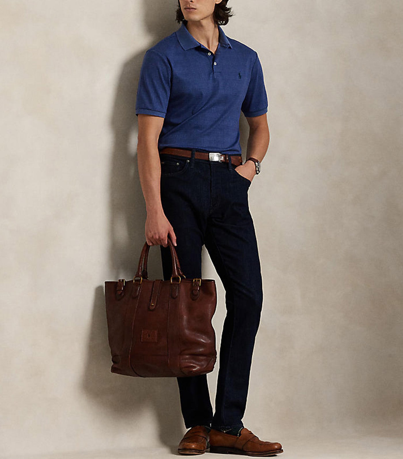 Men's Custom Slim Fit Soft Cotton Polo Shirt