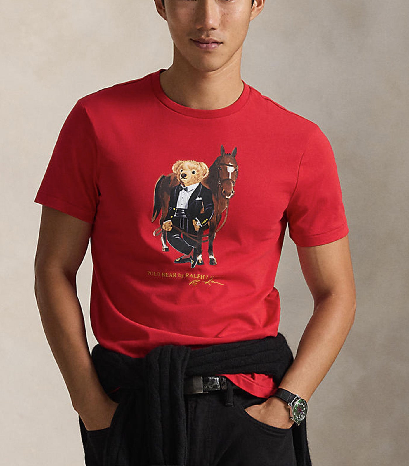 Men's Lunar New Year Polo Bear T-Shirt