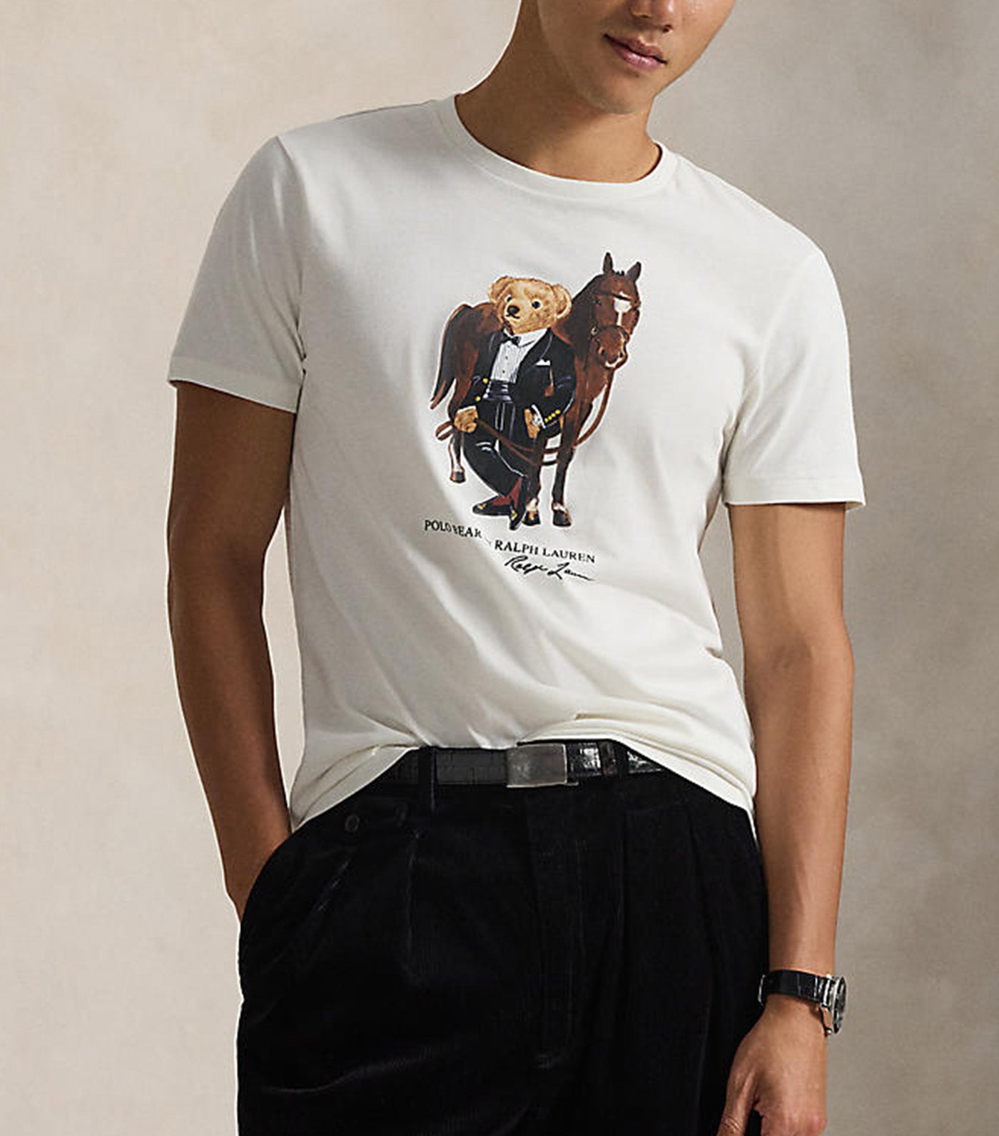 Men's Lunar New Year Polo Bear T-Shirt