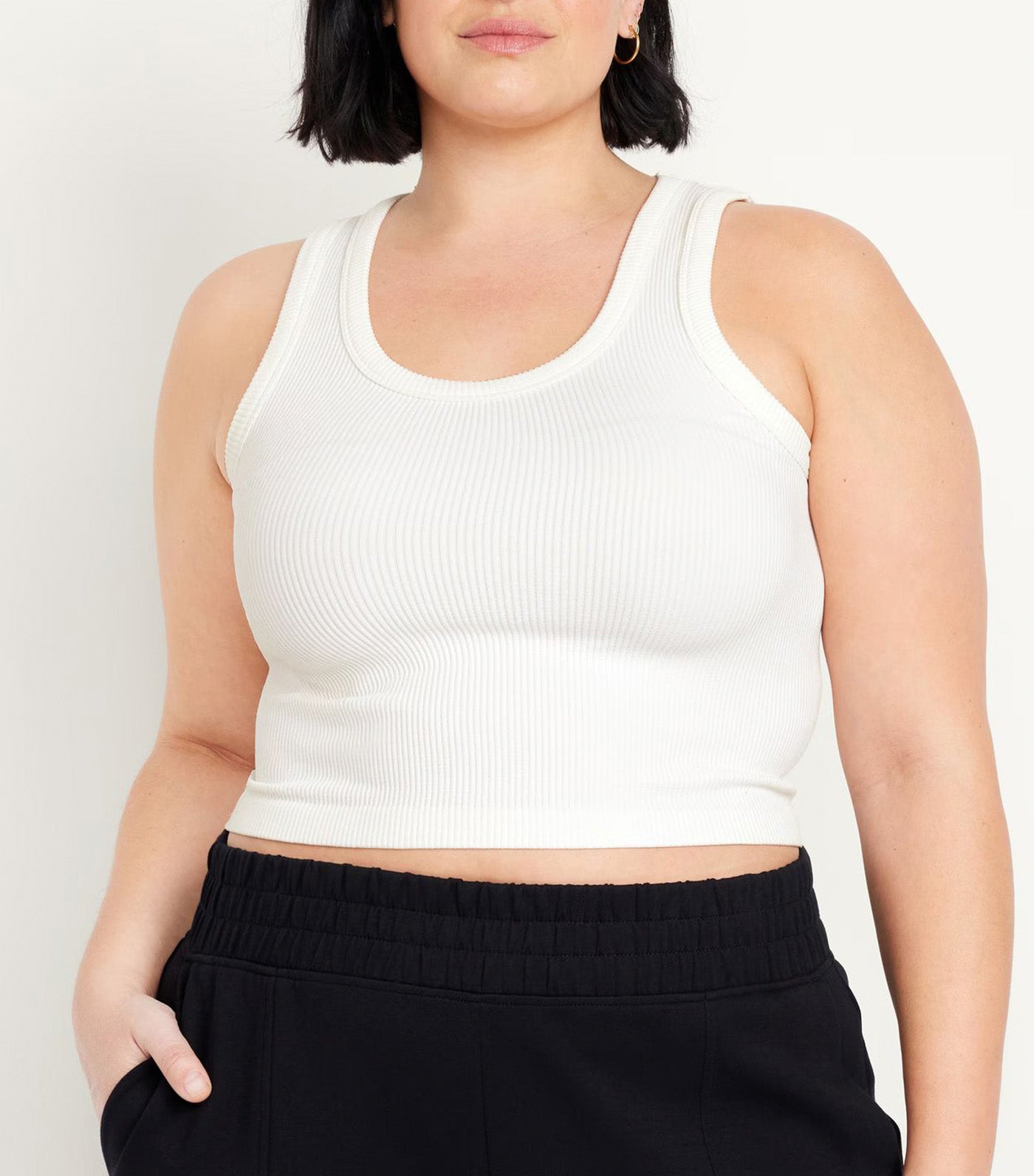 Exhale Seamless Fitted Rib Tank