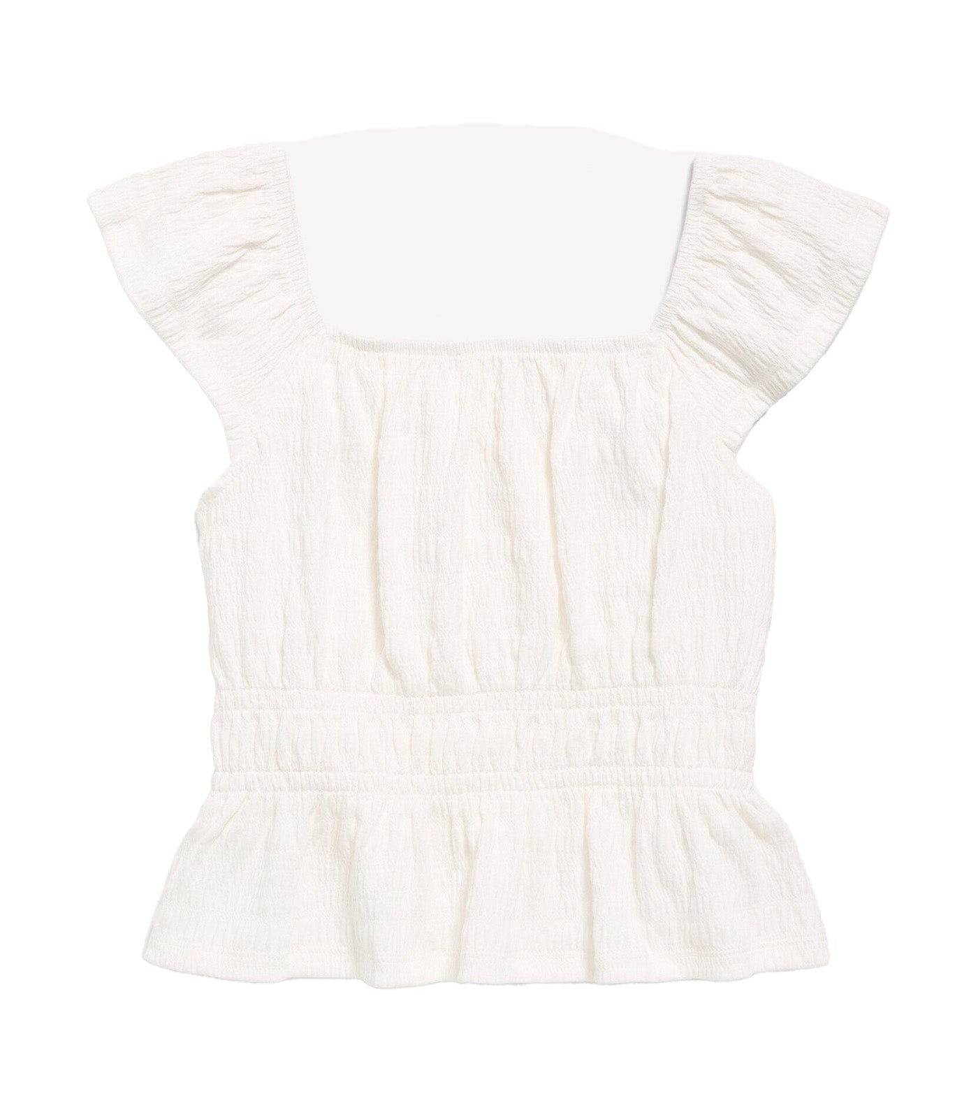 Ruffled Smocked Top for Girls