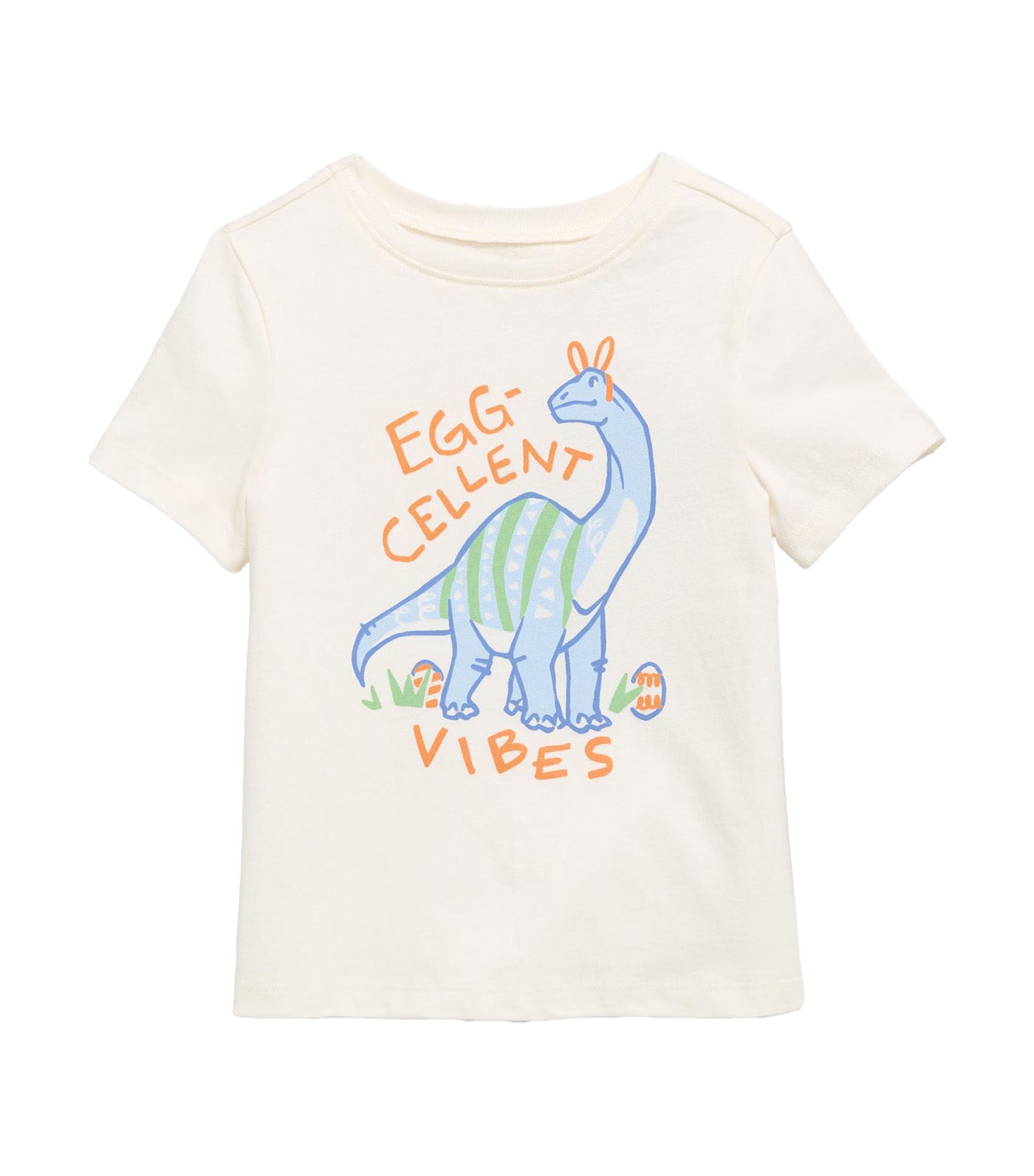 Old Navy Kids Unisex Short-Sleeve Graphic T-Shirt for Toddler Multi Egg