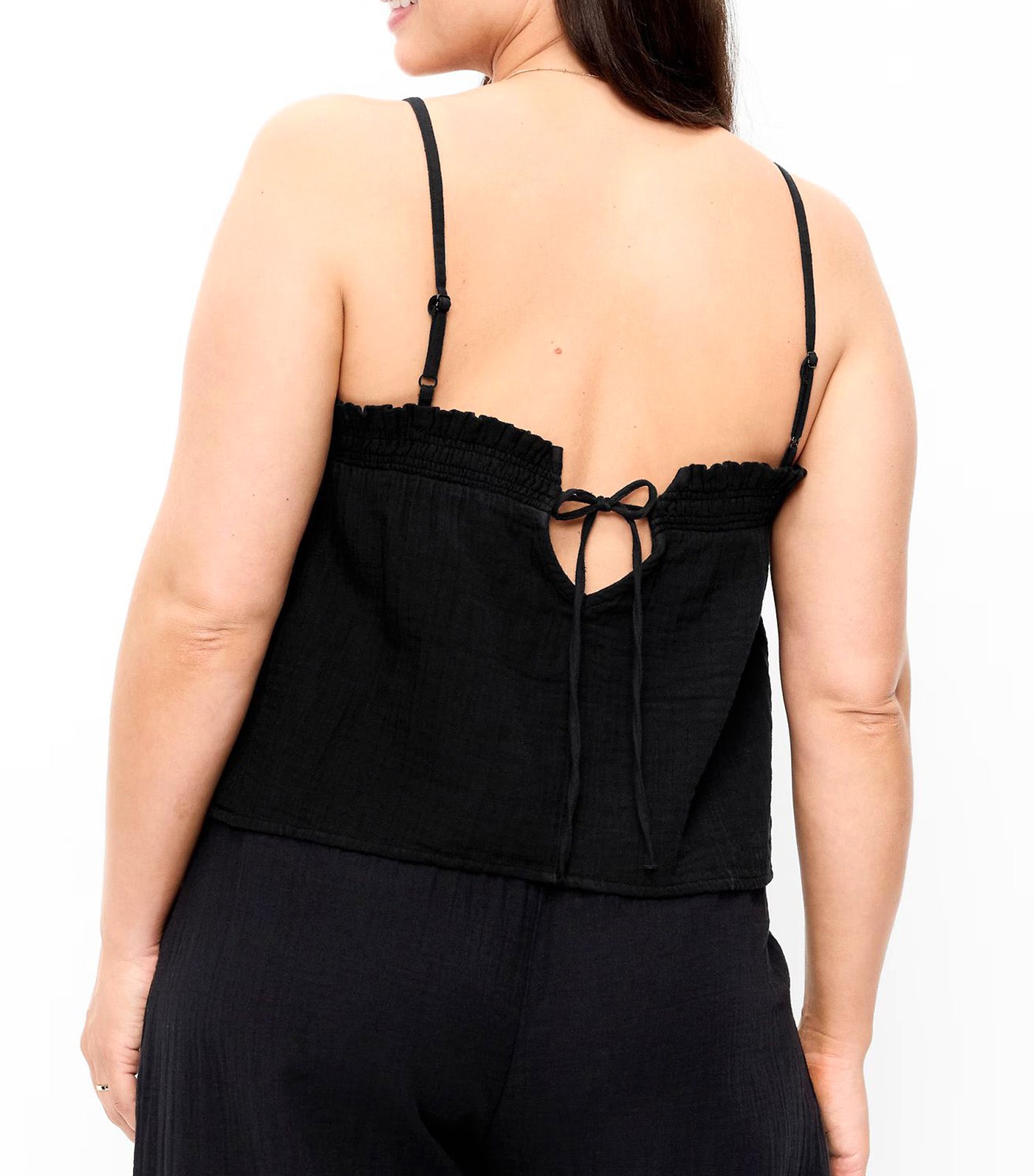 Open-Back Smocked Tank Top