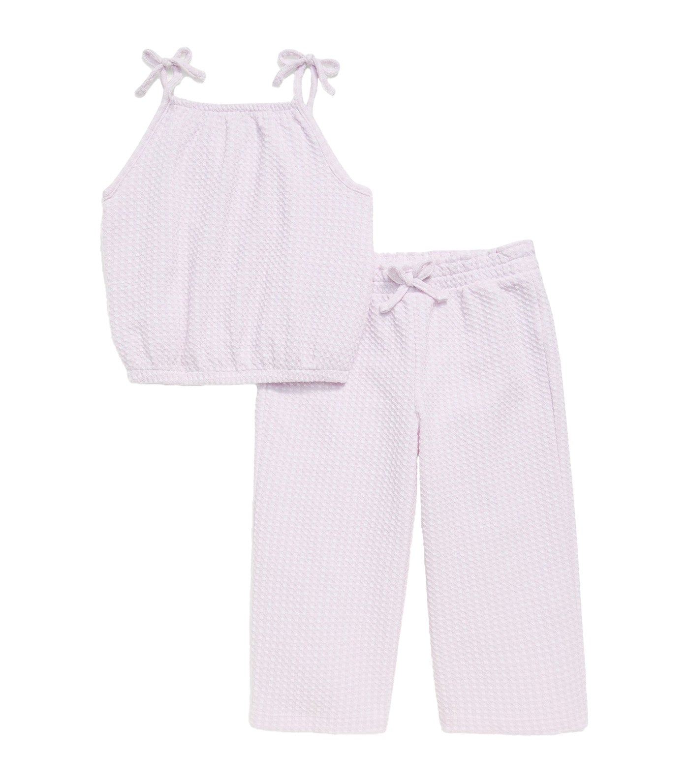 Old Navy Kids Cami Top and Wide-Leg Pants Set for Toddler Girls Purple Gingham