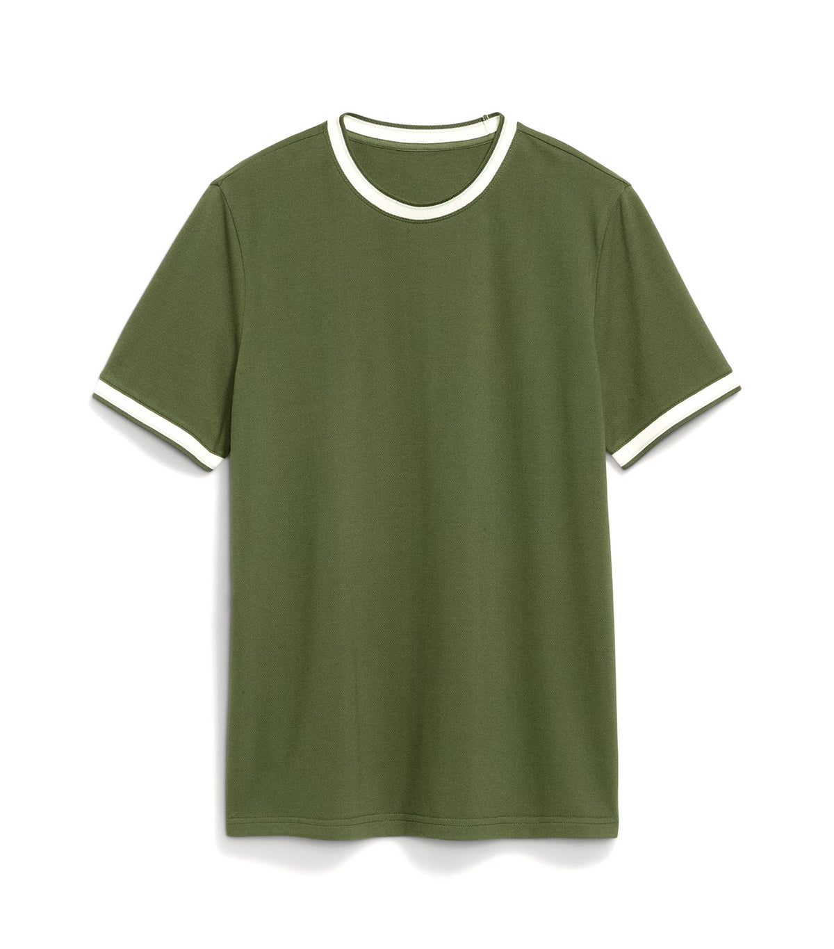 Crew-Neck Pique T-Shirt Another Green World