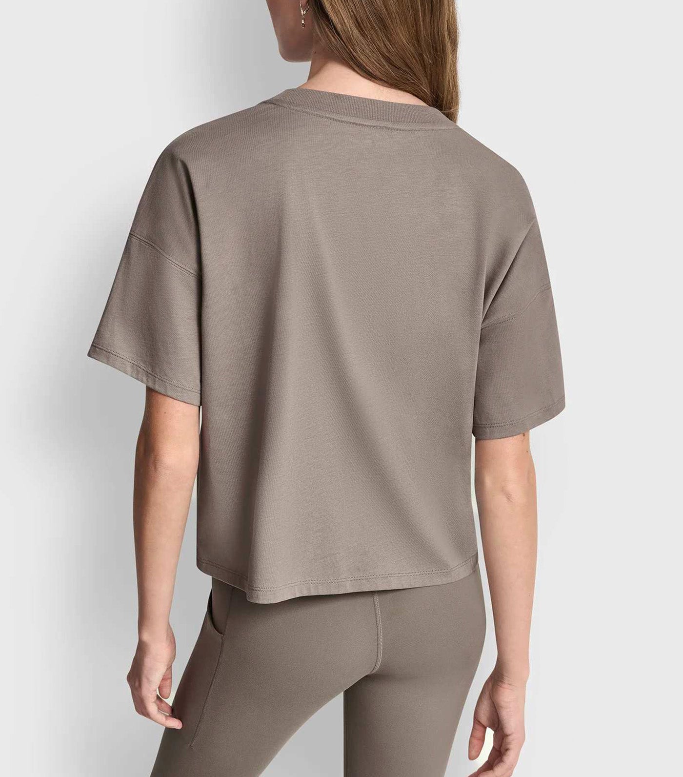 Metallic Bubble Logo Drop Shoulder Tee