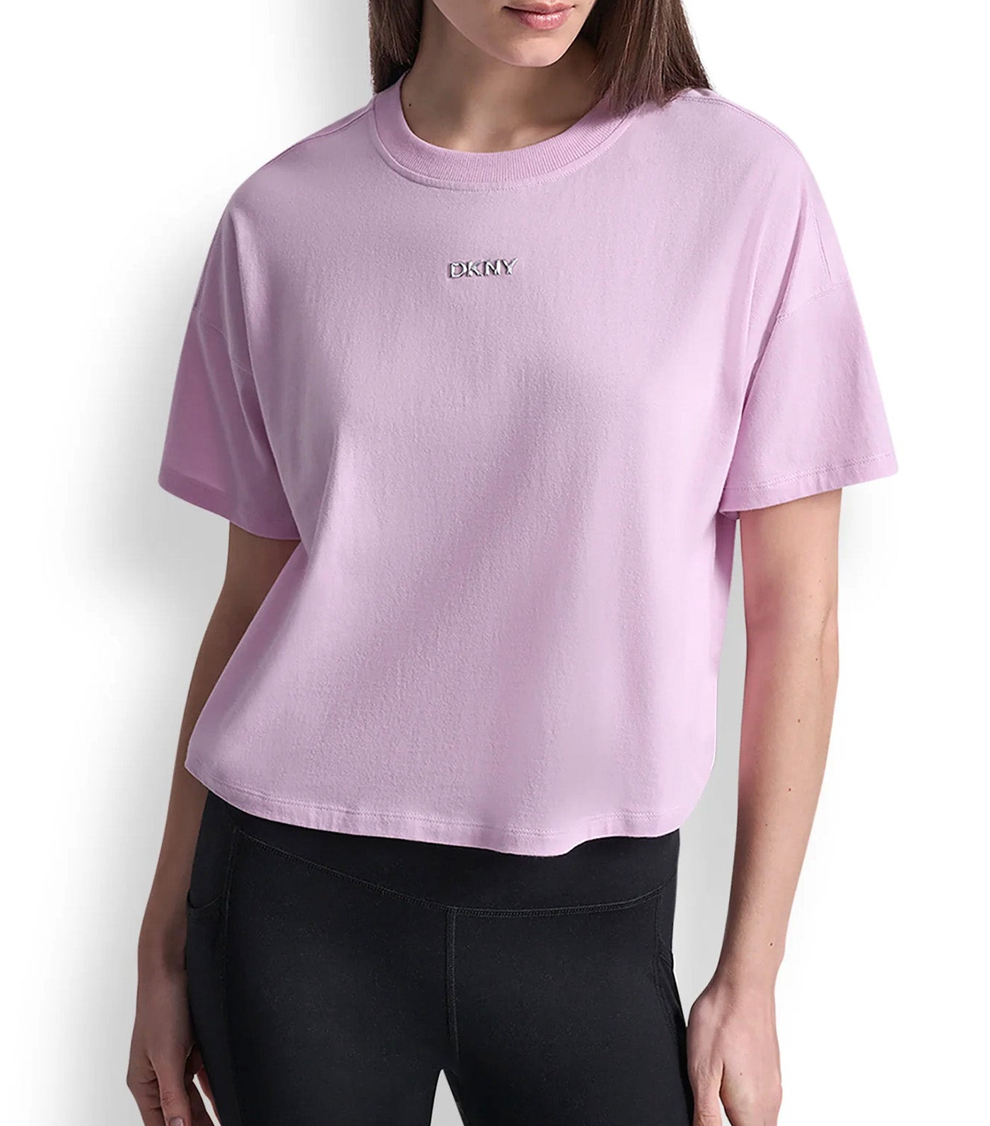 Metallic Bubble Logo Drop Shoulder Tee