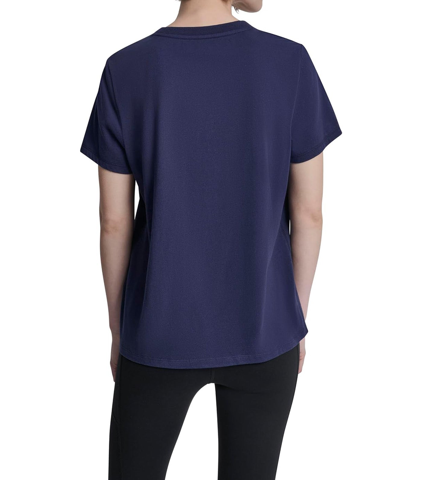 Collegiate Medallion Logo Relaxed Fit Tee Peacoat