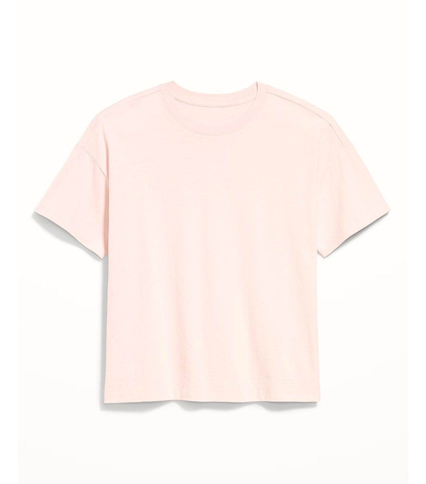 Old Navy Vintage Crew-Neck T-Shirt for Women Pastel Pink