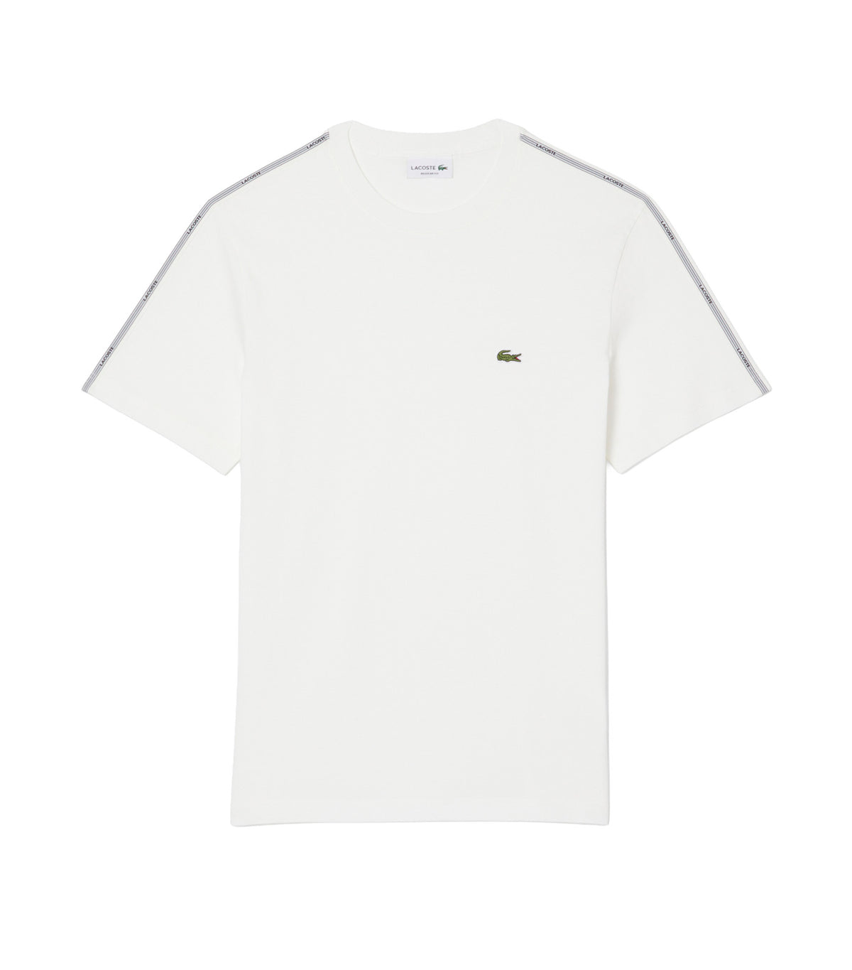 Branded Stripe Band T-Shirt White
