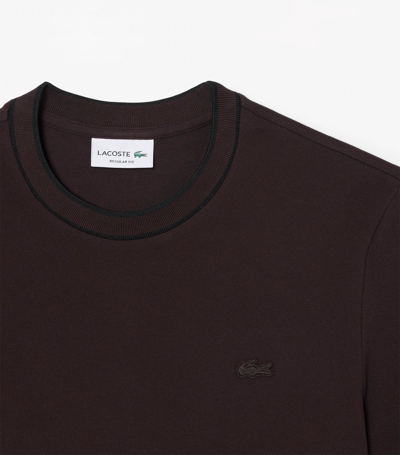Color Tipping Line Match Pique Stretch T-Shirt Buffalo