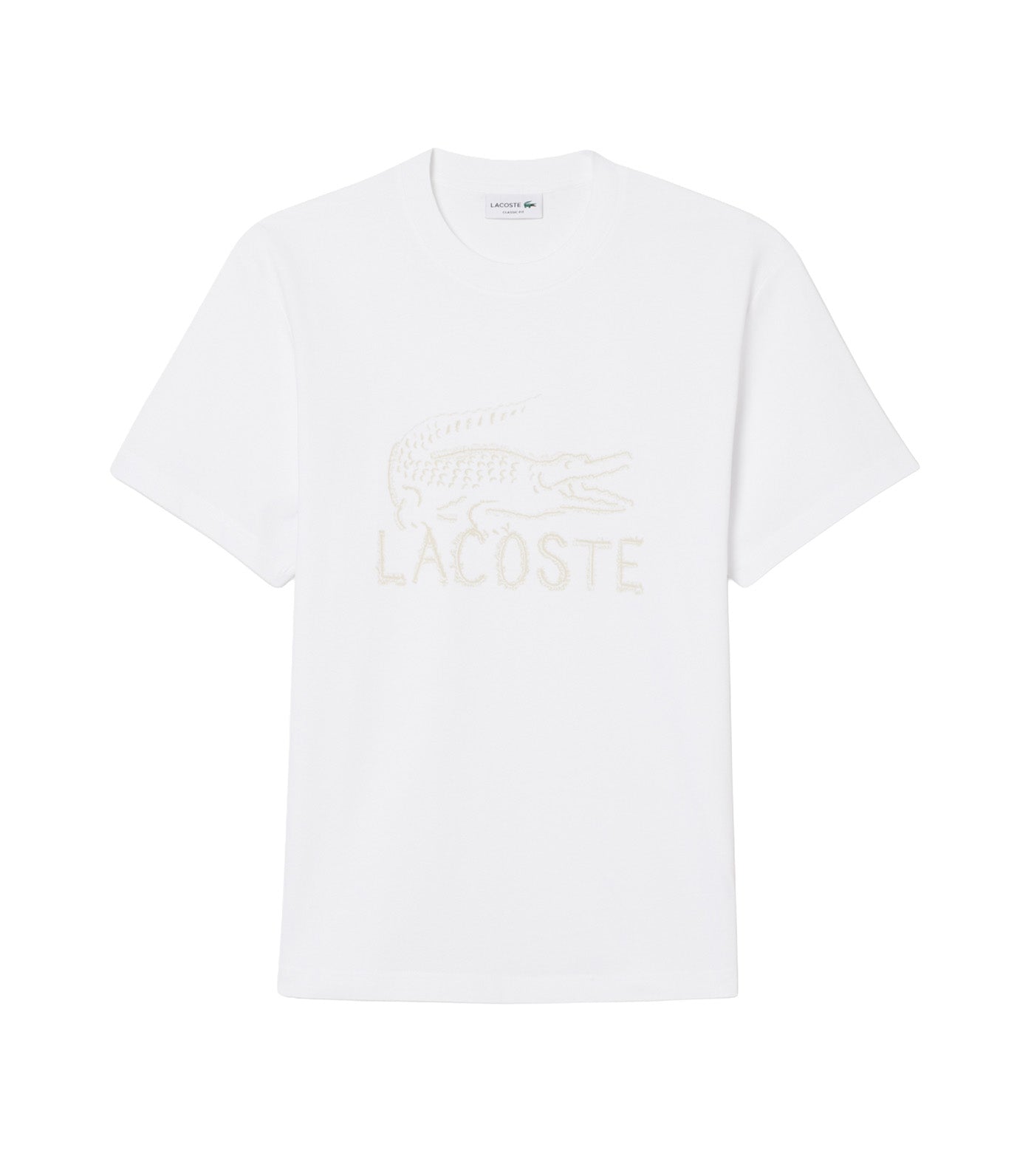 Printed Cotton T-Shirt White
