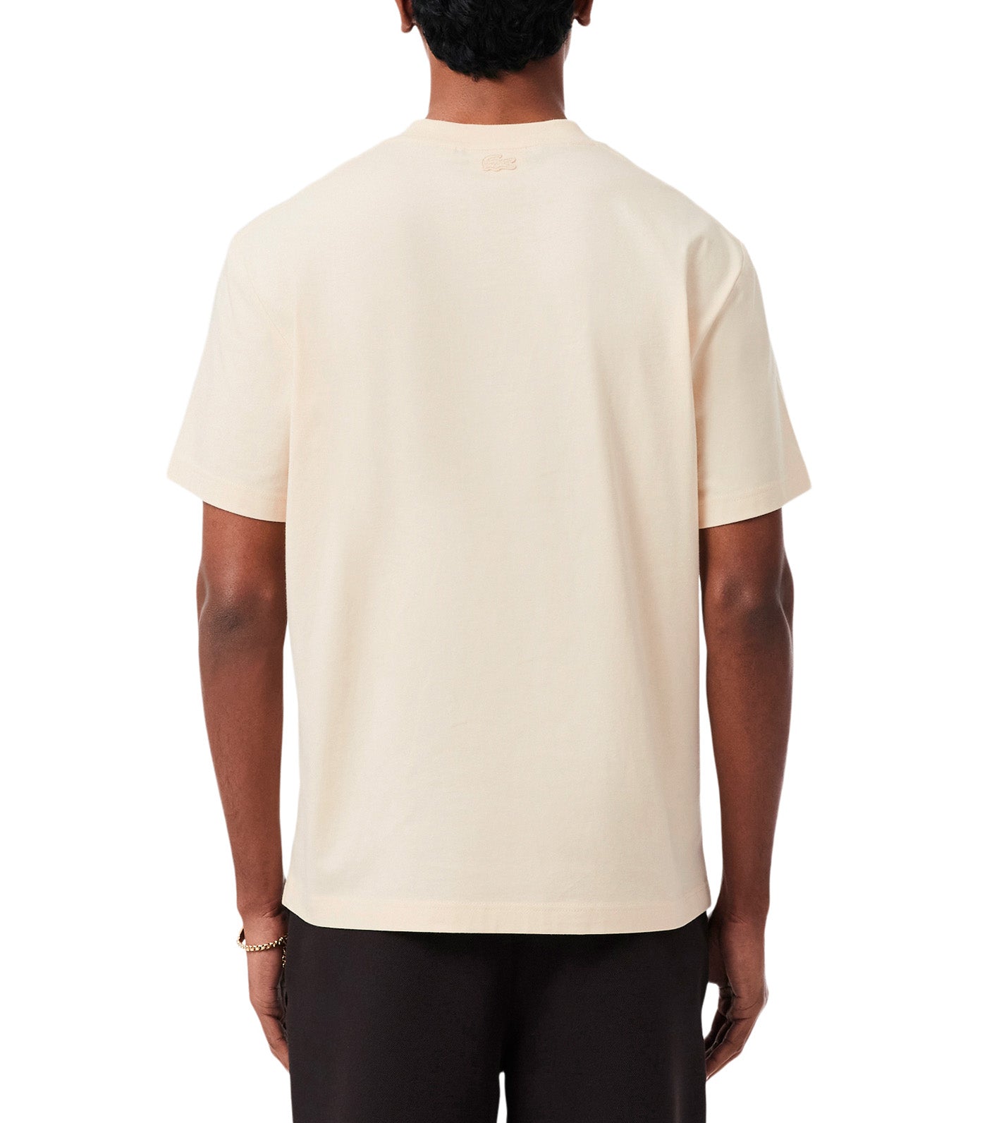 Printed Cotton T-Shirt Naturel Clair