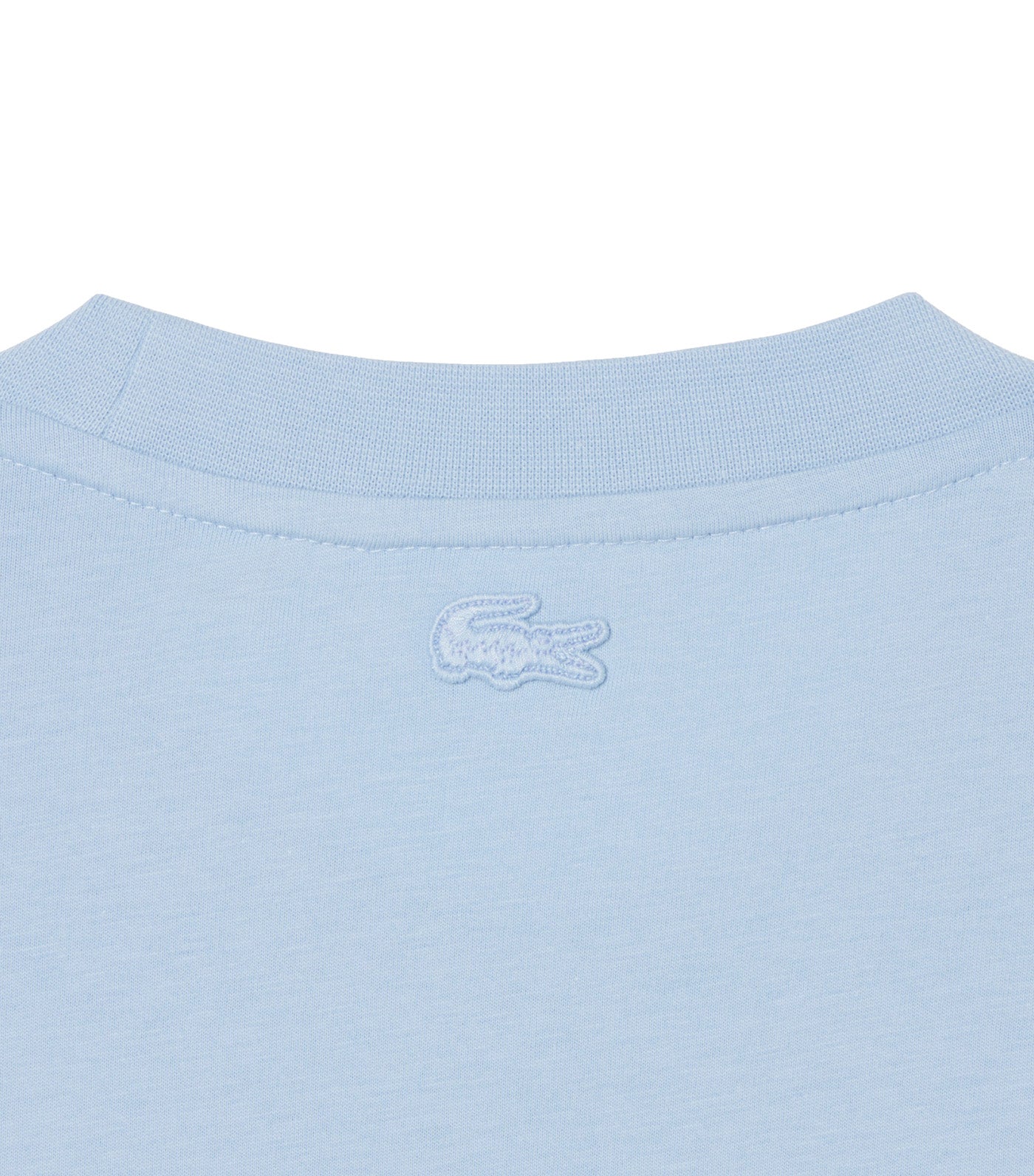 Printed Cotton T-Shirt Chambray