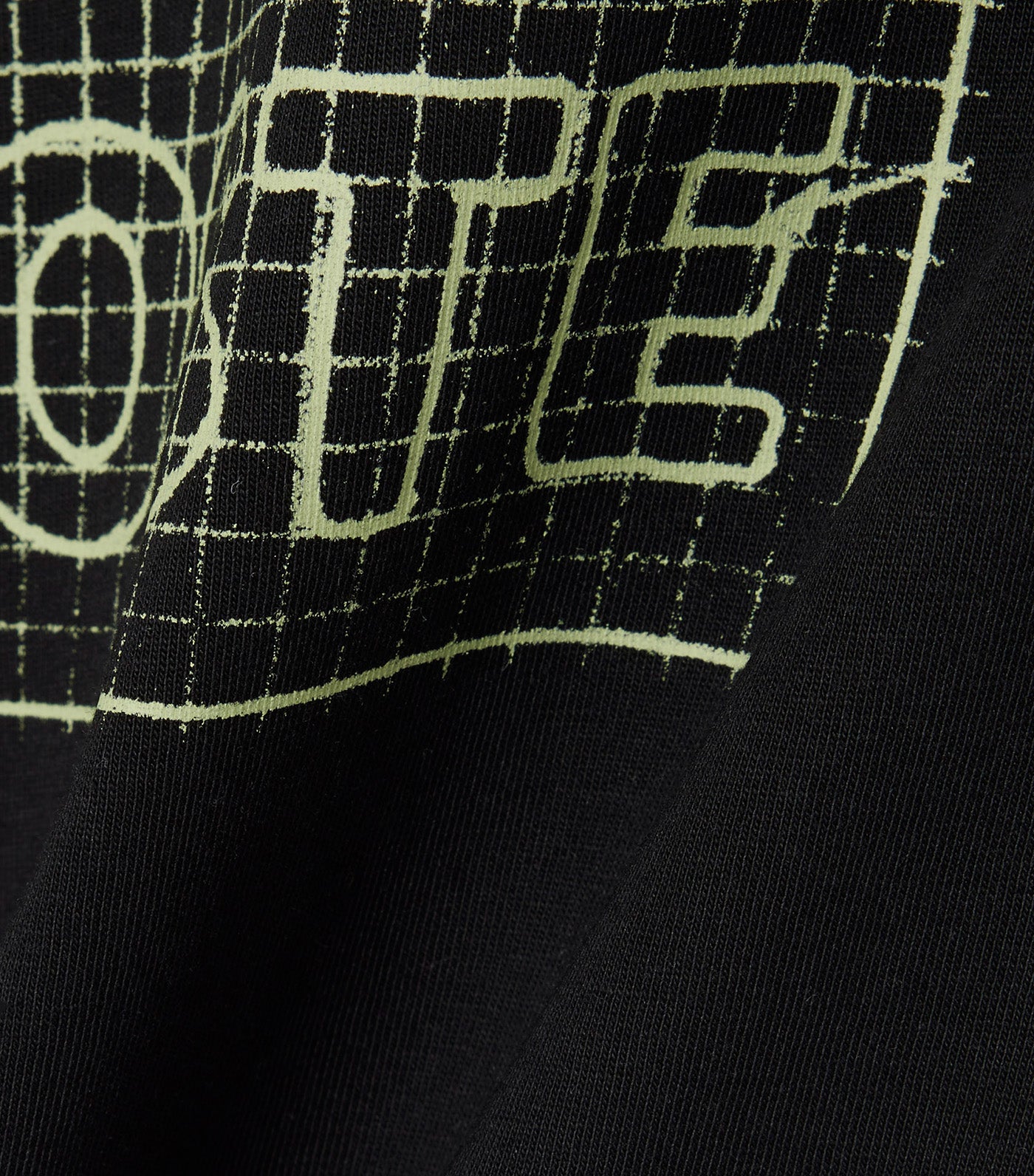 Lacoste Printed Cotton T-Shirt Black