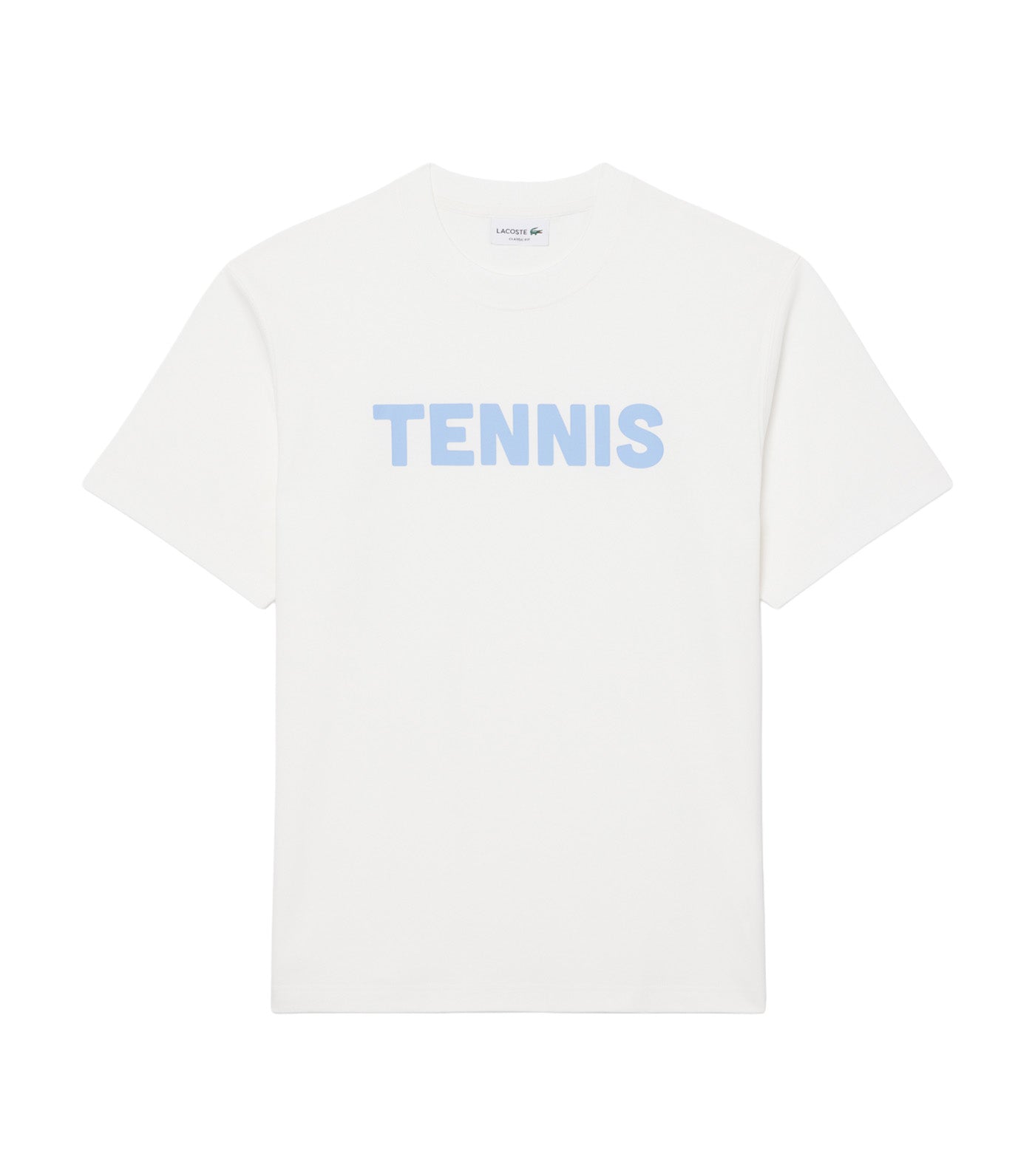 Lacoste Printed Cotton T-Shirt Flour