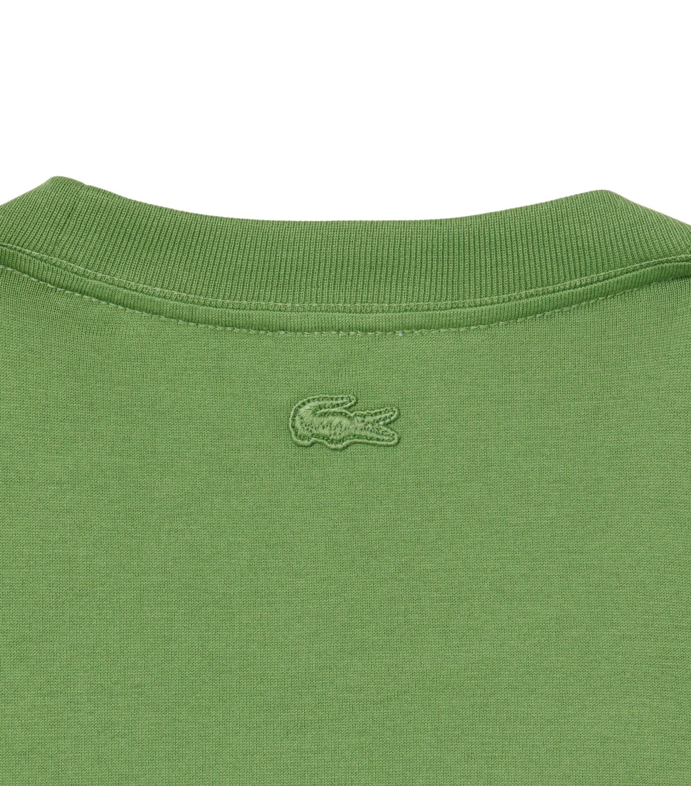 Lacoste Embroidered Heavy Jersey T-Shirt Lamb's Lettuce