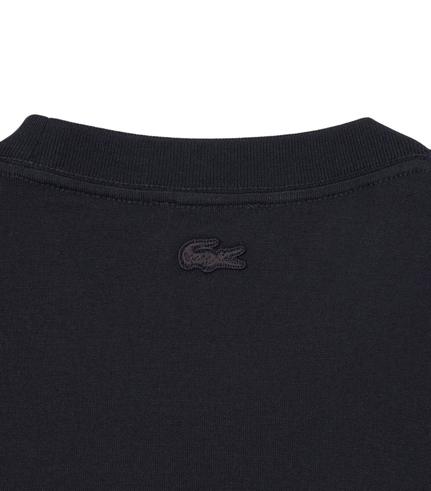 Lacoste Embroidered Heavy Jersey T-Shirt Blackbird
