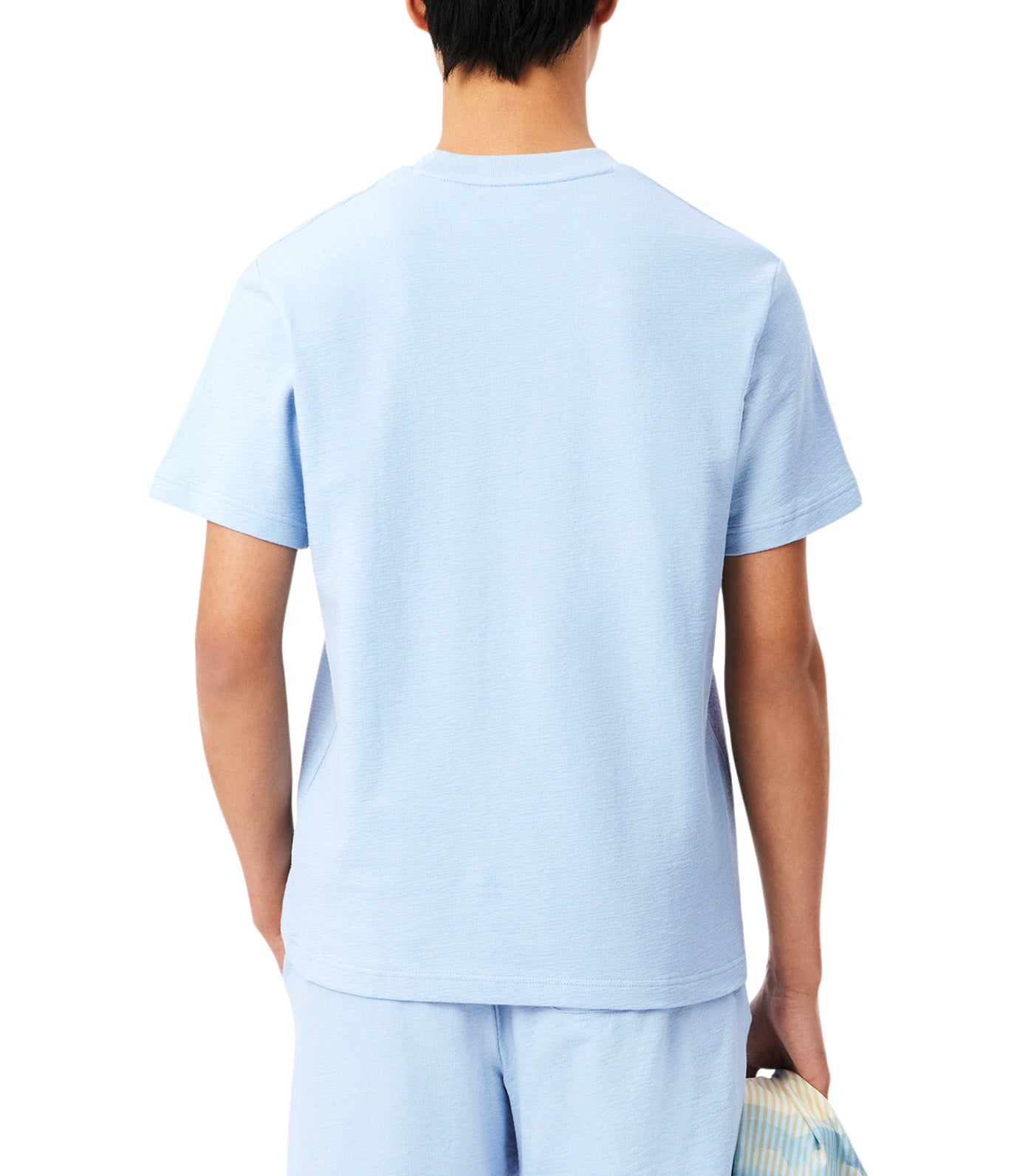 Lacoste Textured Jersey T-Shirt Chambray