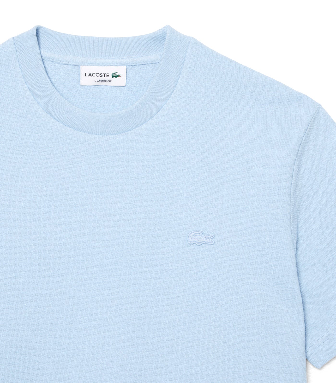 Lacoste Textured Jersey T-Shirt Chambray