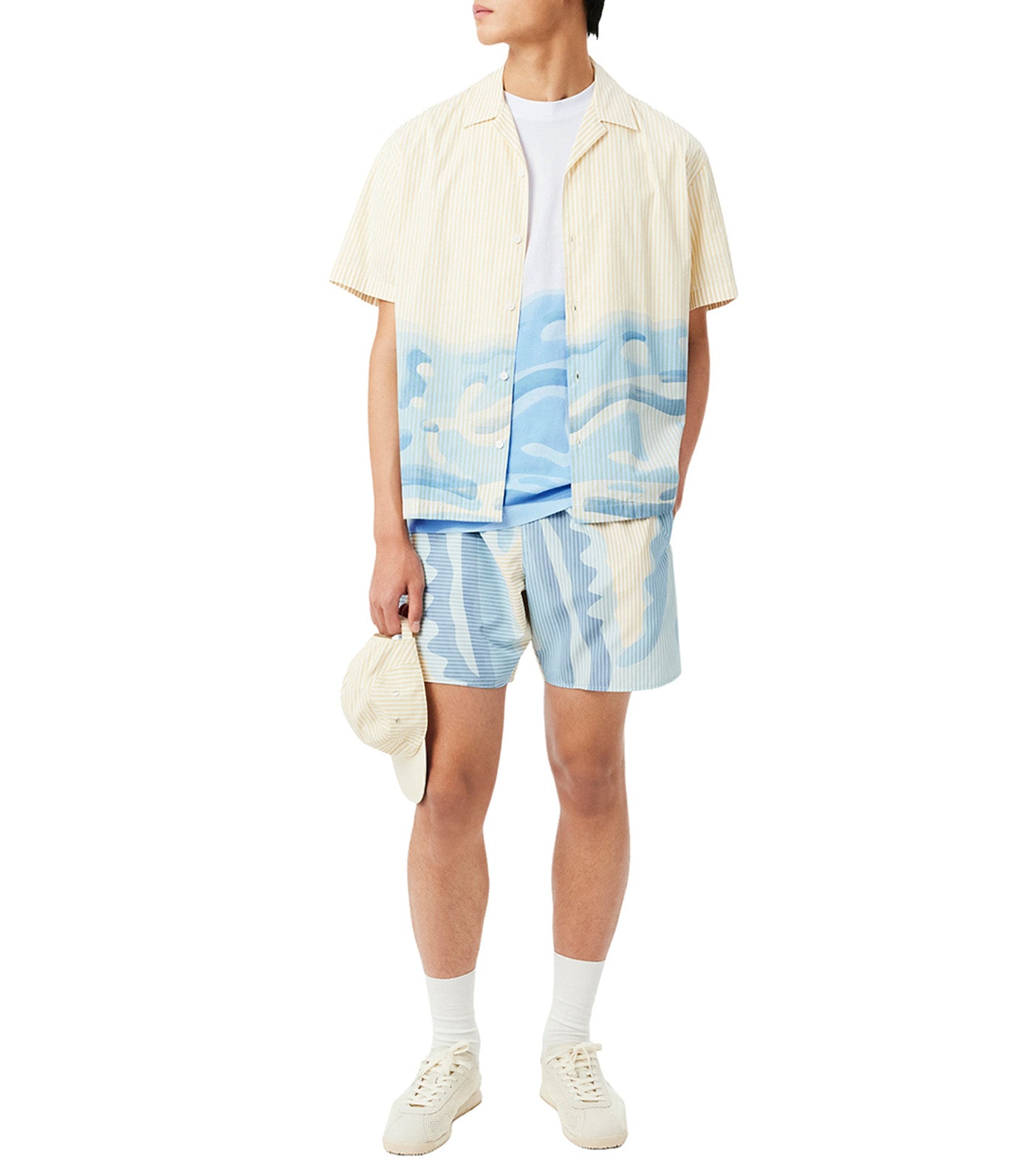 Printed Cotton T-Shirt White