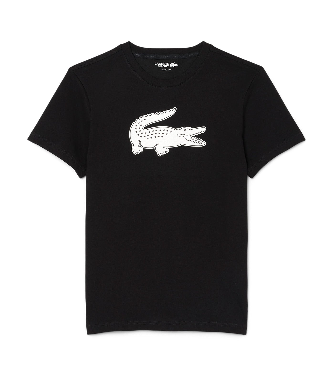 Lacoste Ultra Dry XXL Logo Sport T-Shirt Black/White