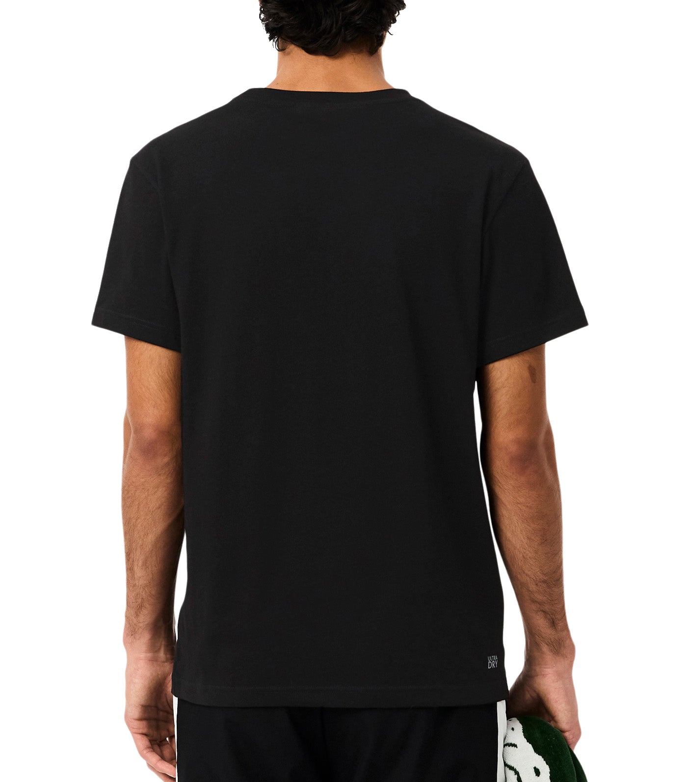 Lacoste Ultra Dry XXL Logo Sport T-Shirt Black/White