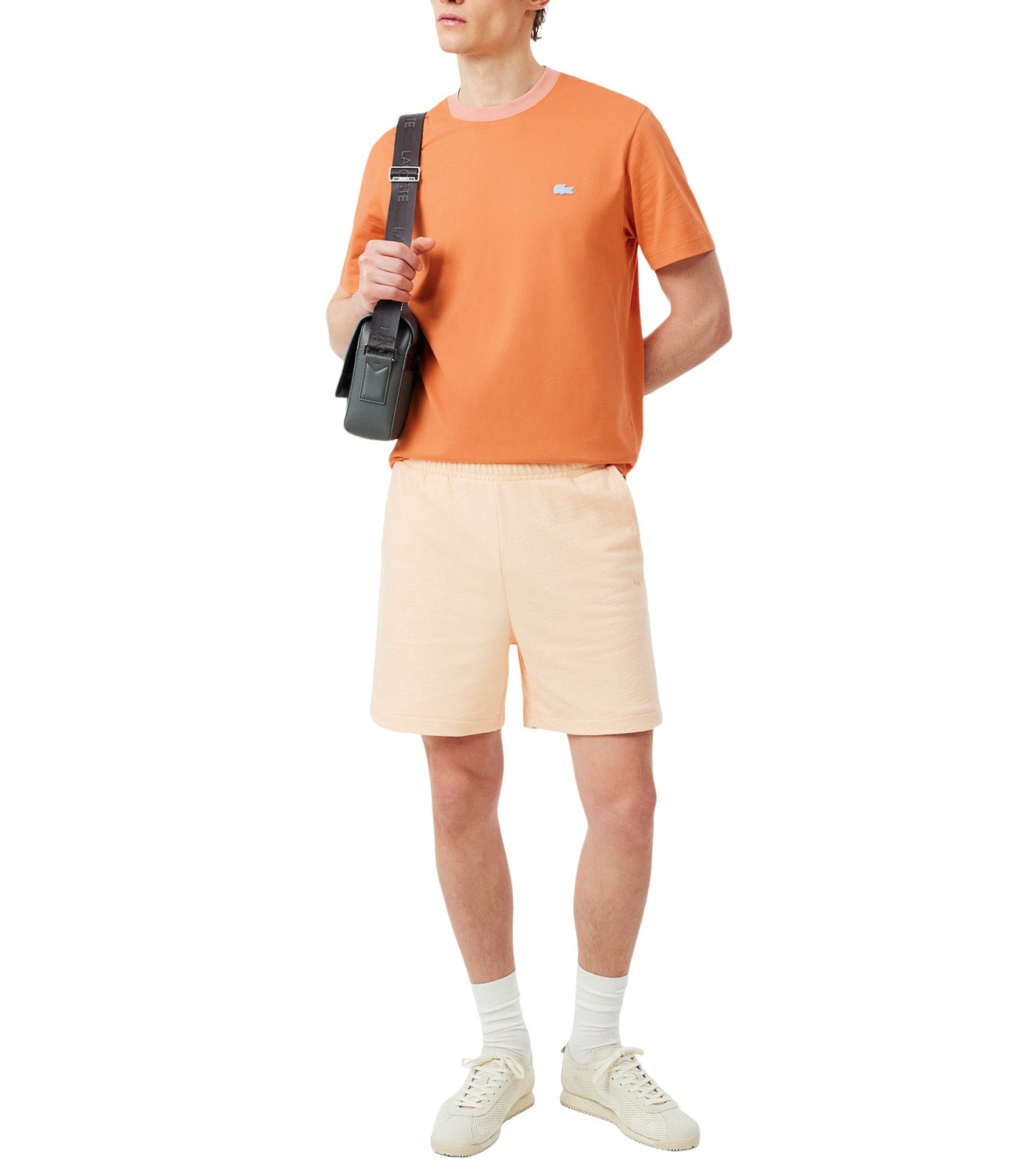 Classic Fit Colour-Block Cotton T-Shirt Blossom