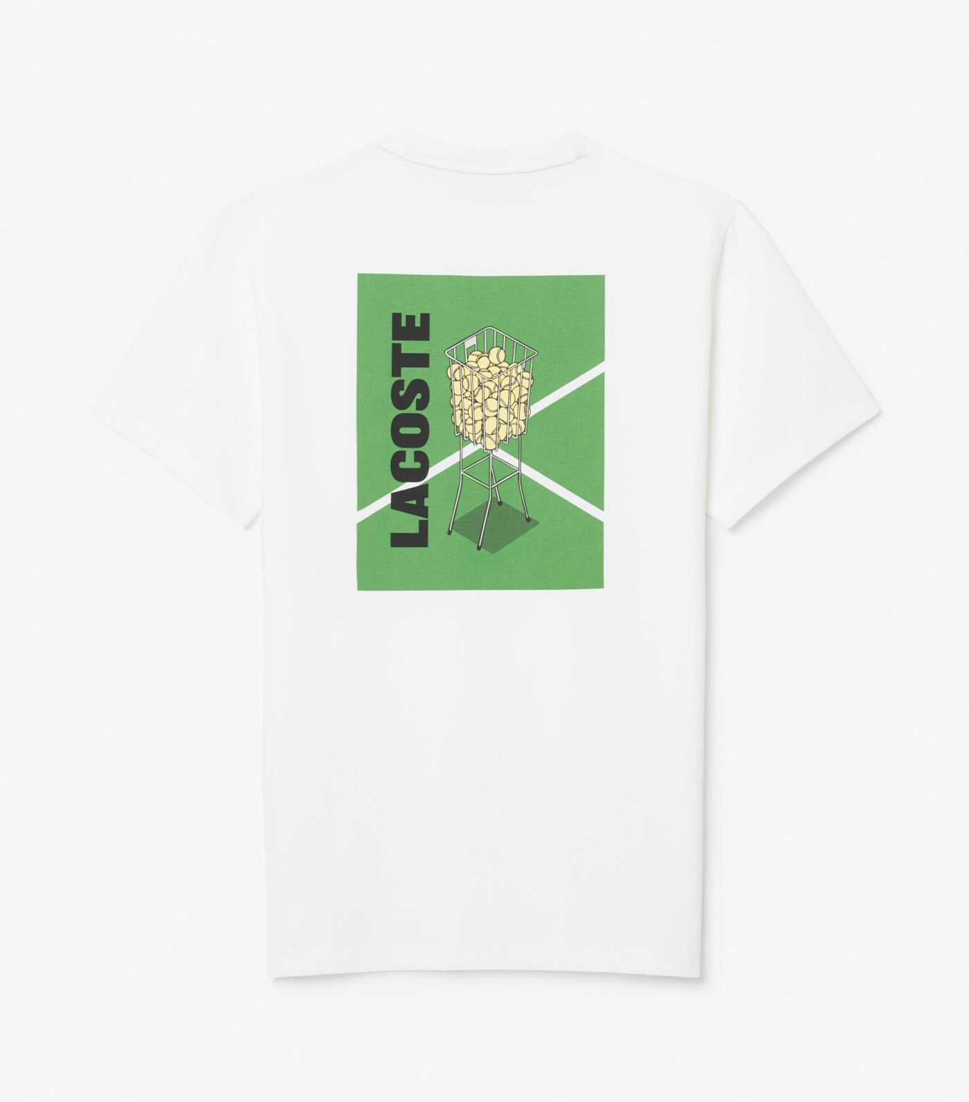 Ultra Dry Printed Tennis T-Shirt White