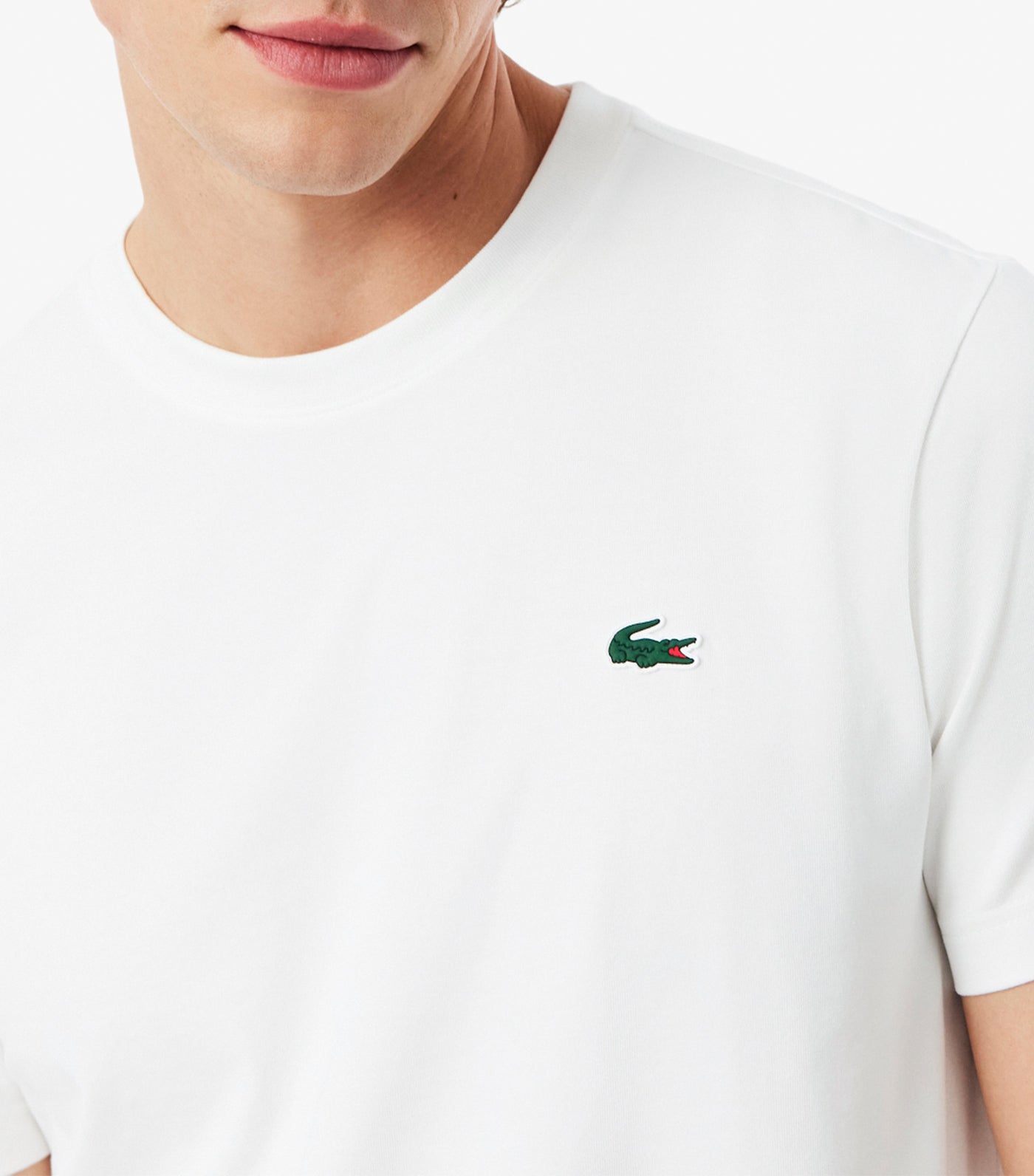 Ultra Dry Printed Tennis T-Shirt White