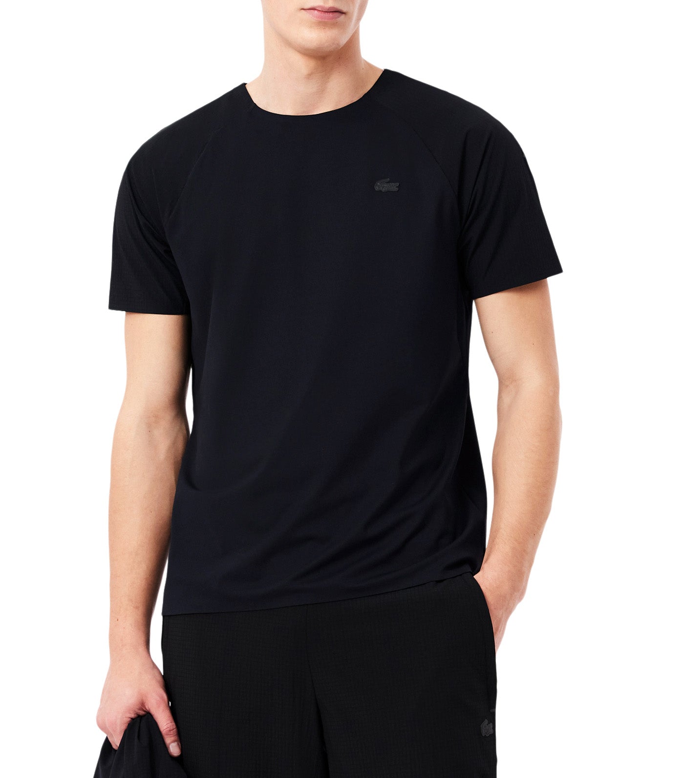 Lacoste Sport Ultra Dry Interlock T-Shirt Black