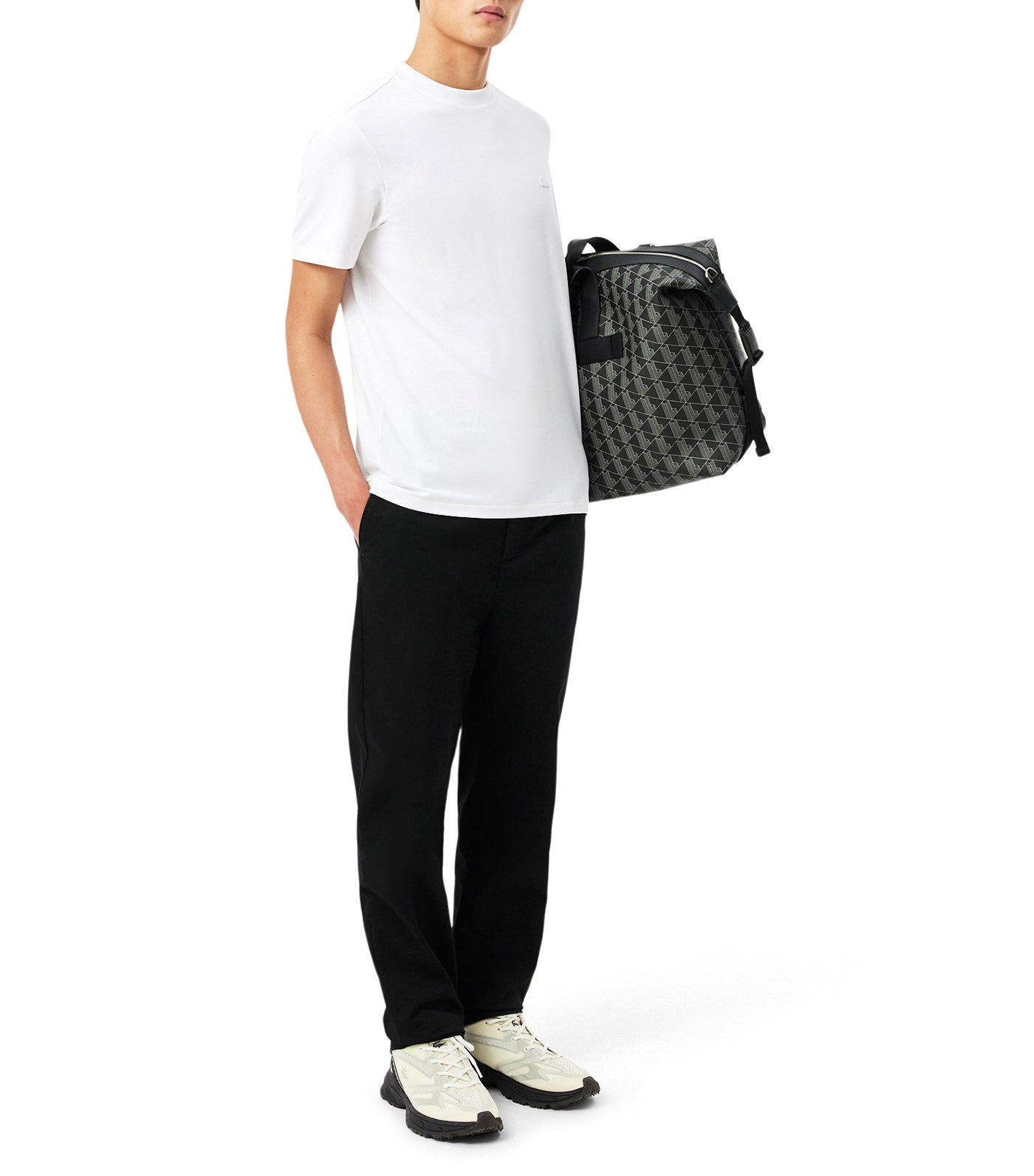 Jacquard Branded Piqué T-Shirt
