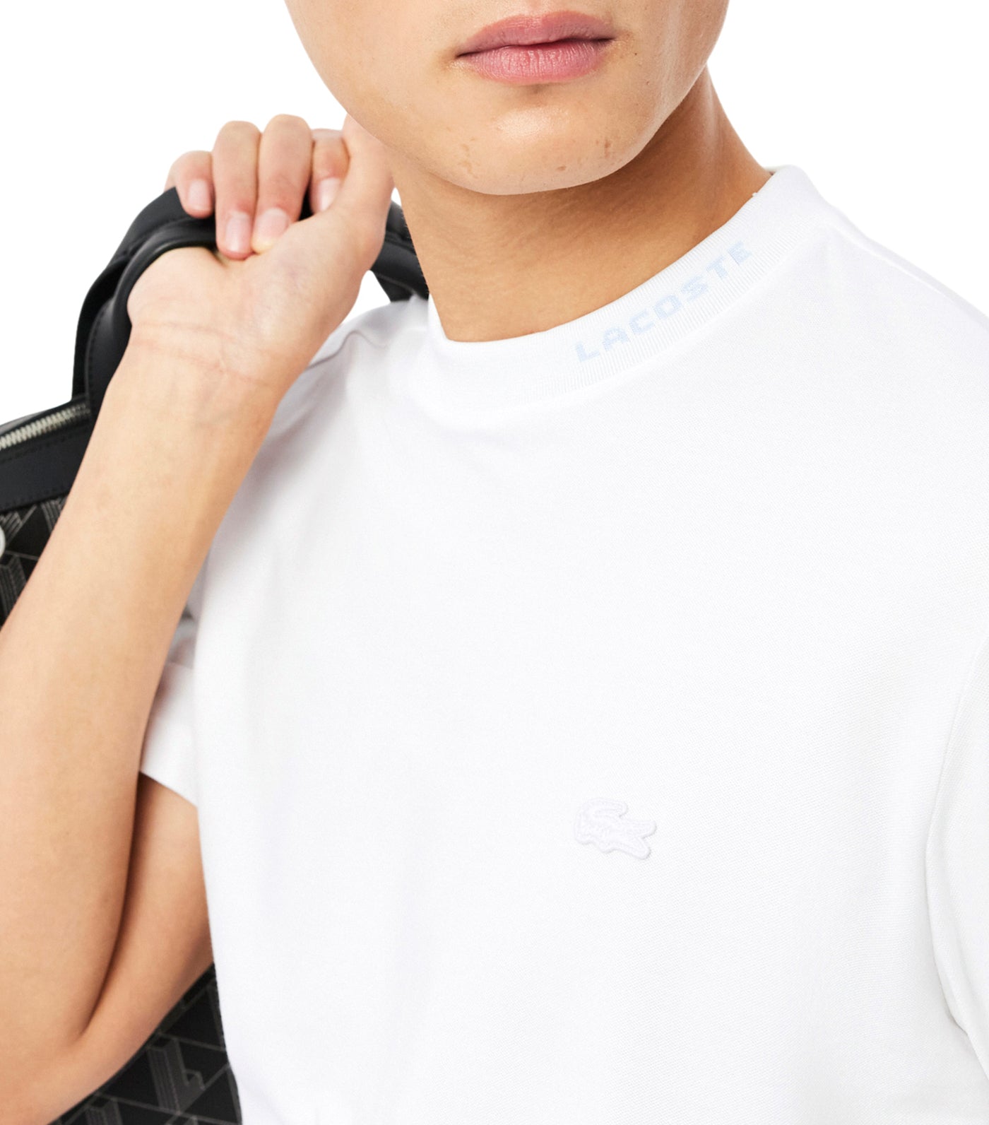 Jacquard Branded Piqué T-Shirt