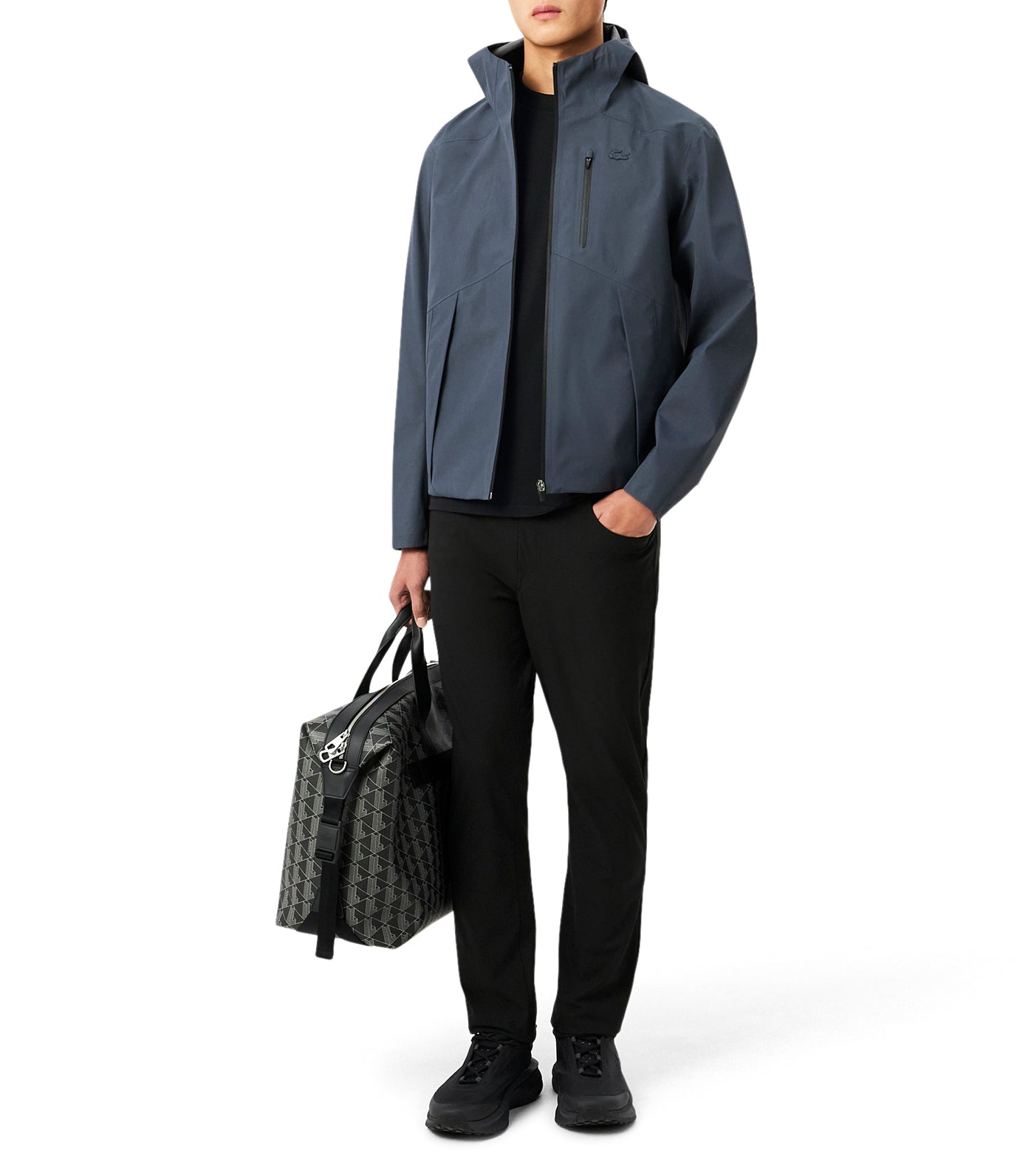 Jacquard Branded Piqué T-Shirt