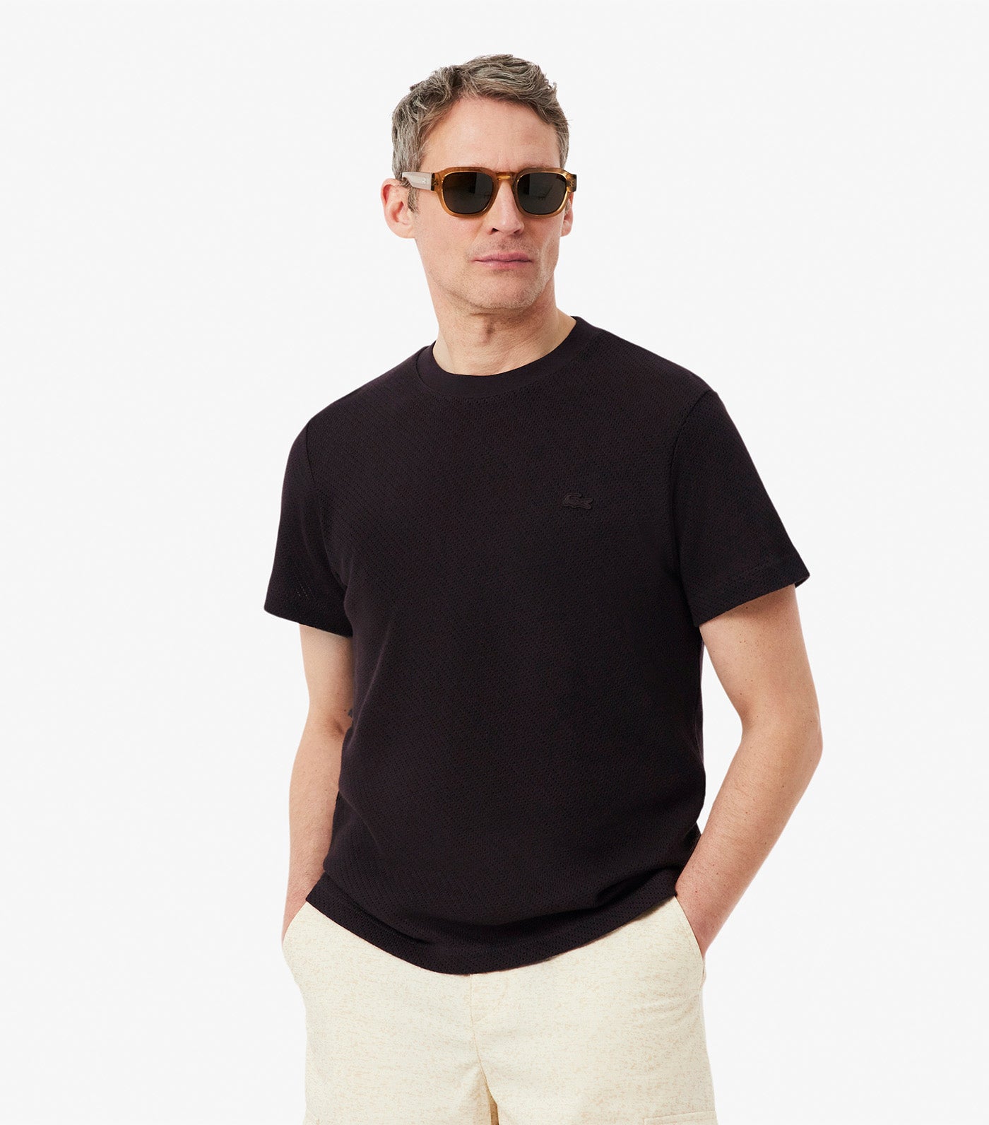Lacy Cotton T-Shirt