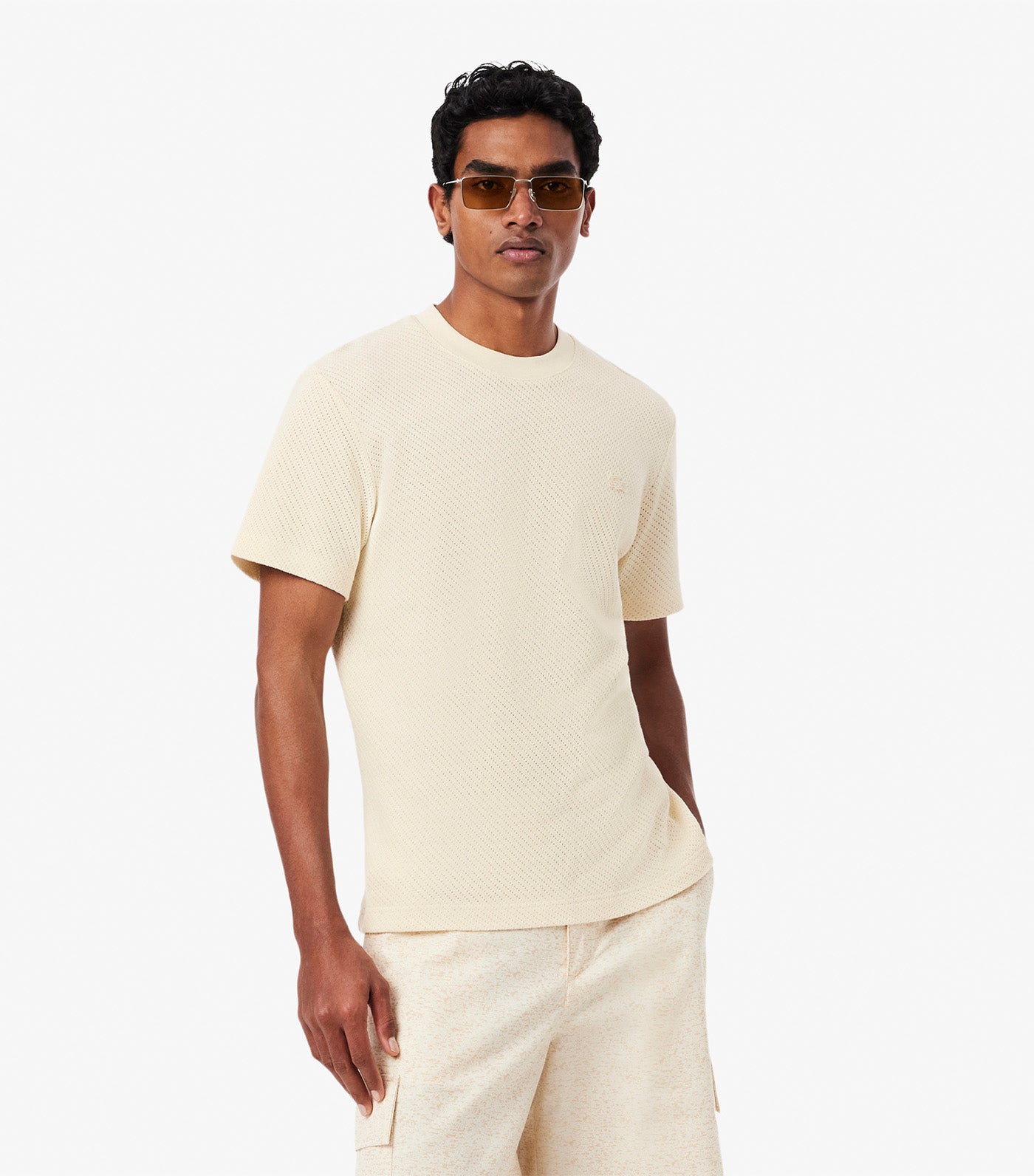 Lacy Cotton T-Shirt