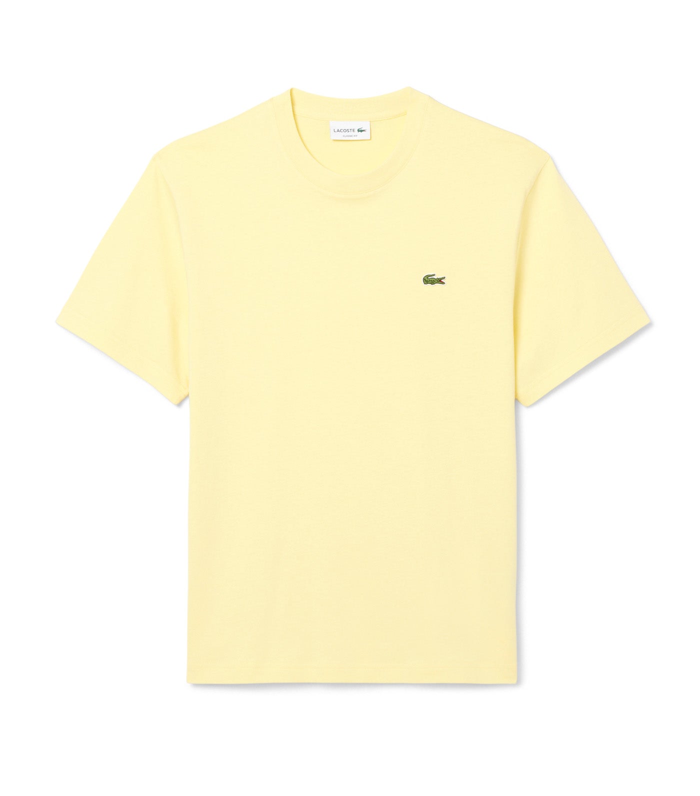 Lacoste Classic Fit Cotton Jersey T-Shirt Yellow