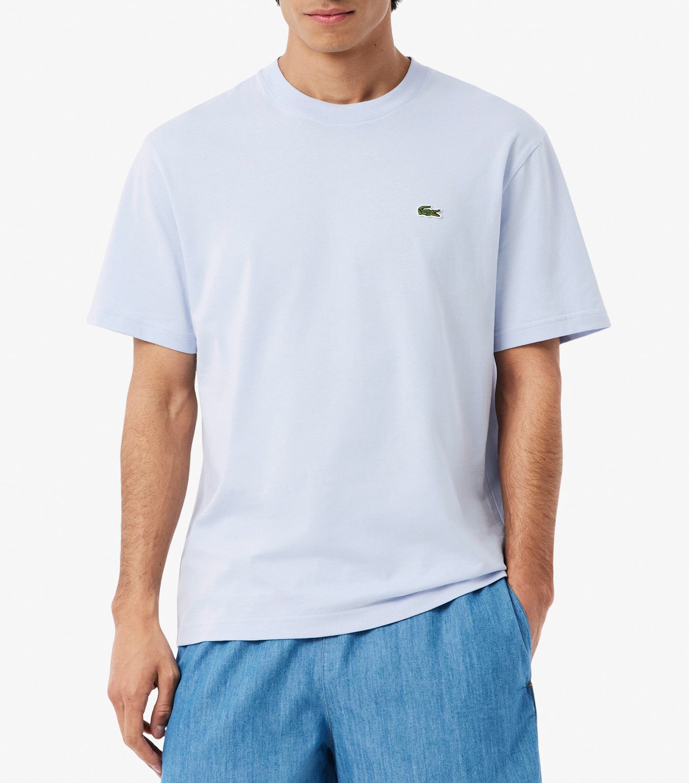 Lacoste Classic Fit Cotton Jersey T-Shirt Pheonix Blue