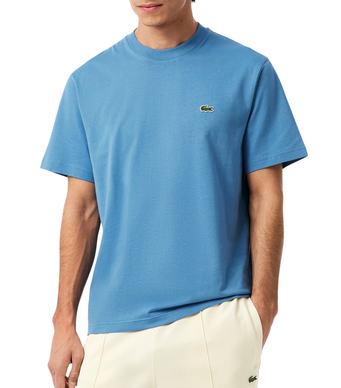 Lacoste Classic Fit Cotton Jersey T-Shirt Abyss Blue