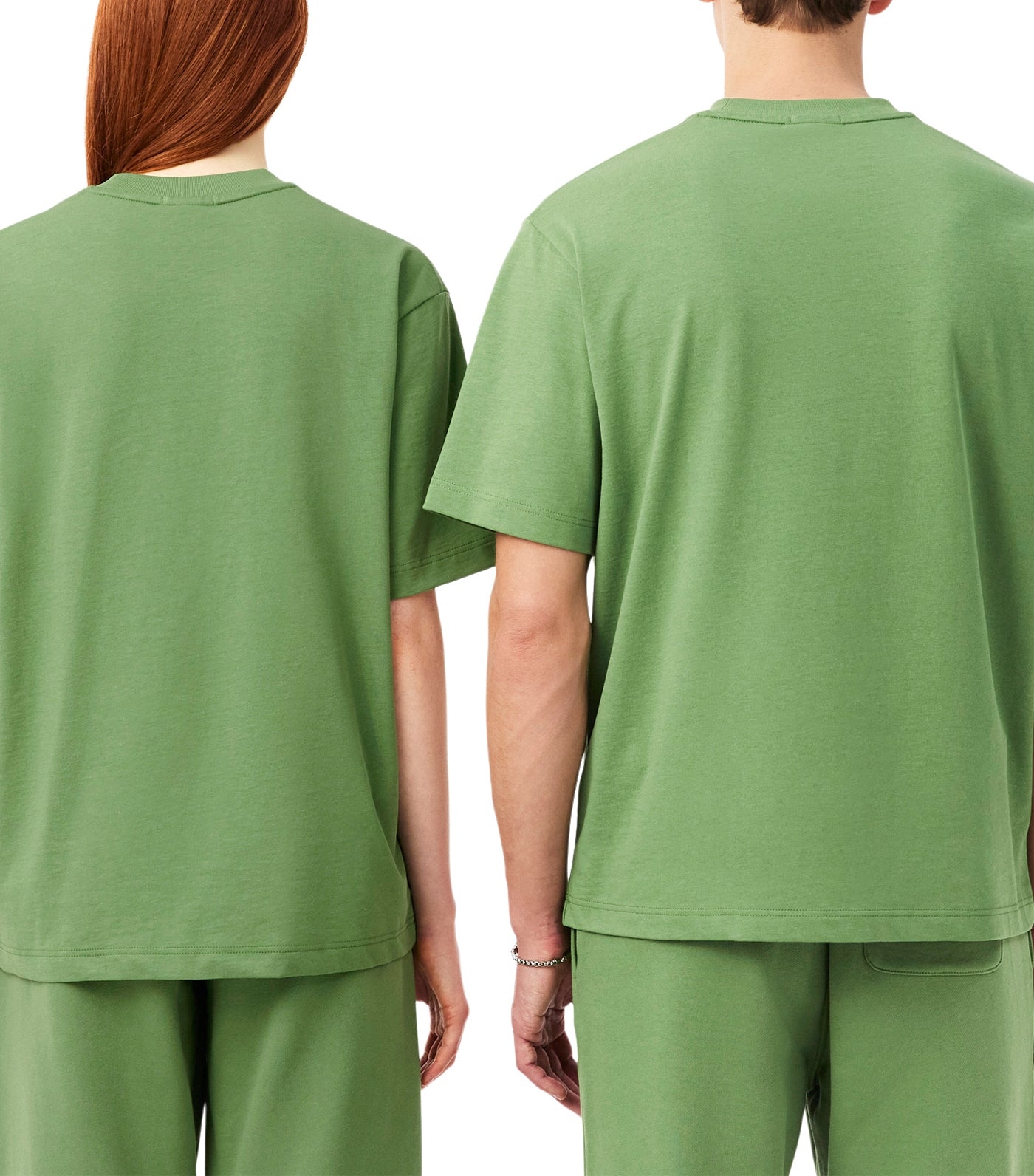 Lacoste Loose Fit Heavy Jersey T-Shirt Lamb's Lettuce