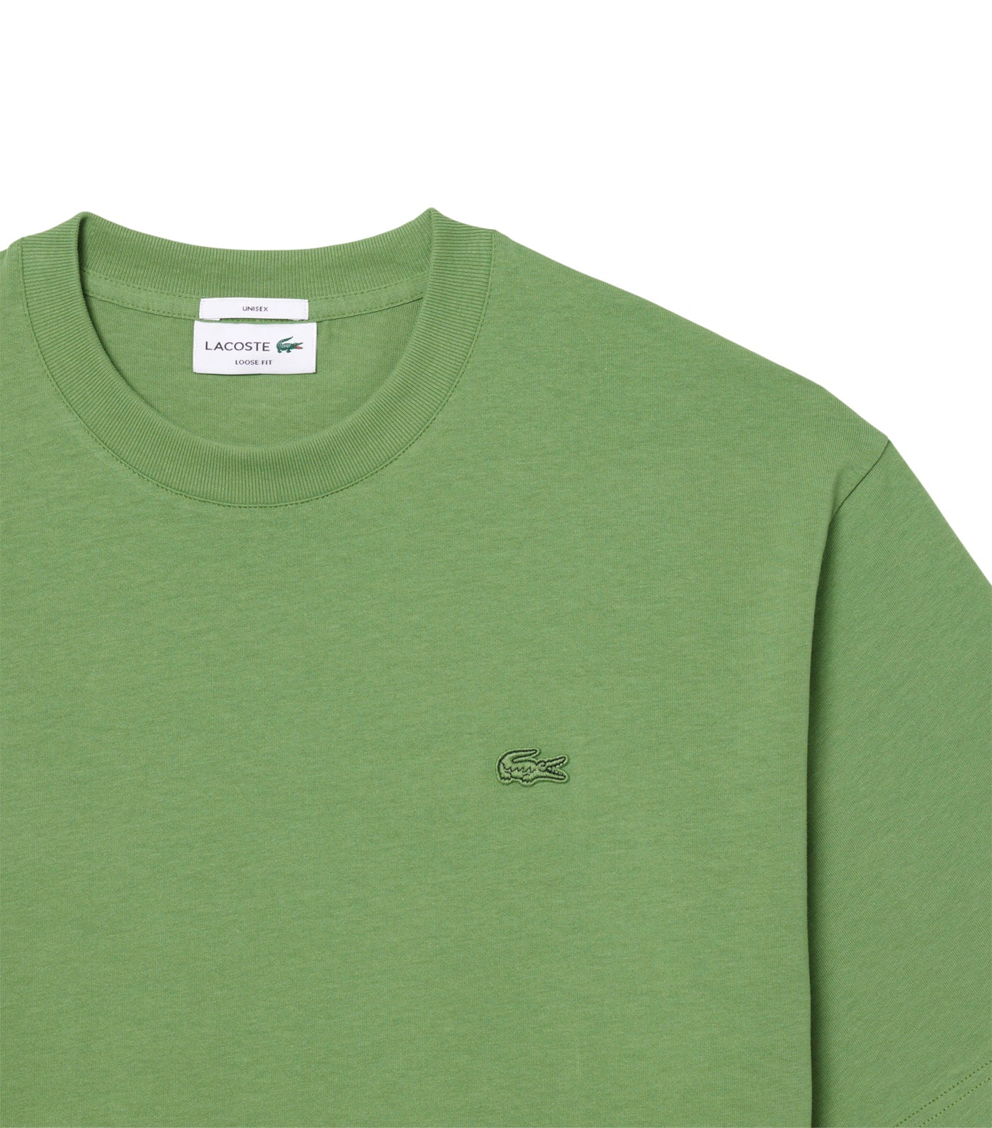 Lacoste Loose Fit Heavy Jersey T-Shirt Lamb's Lettuce