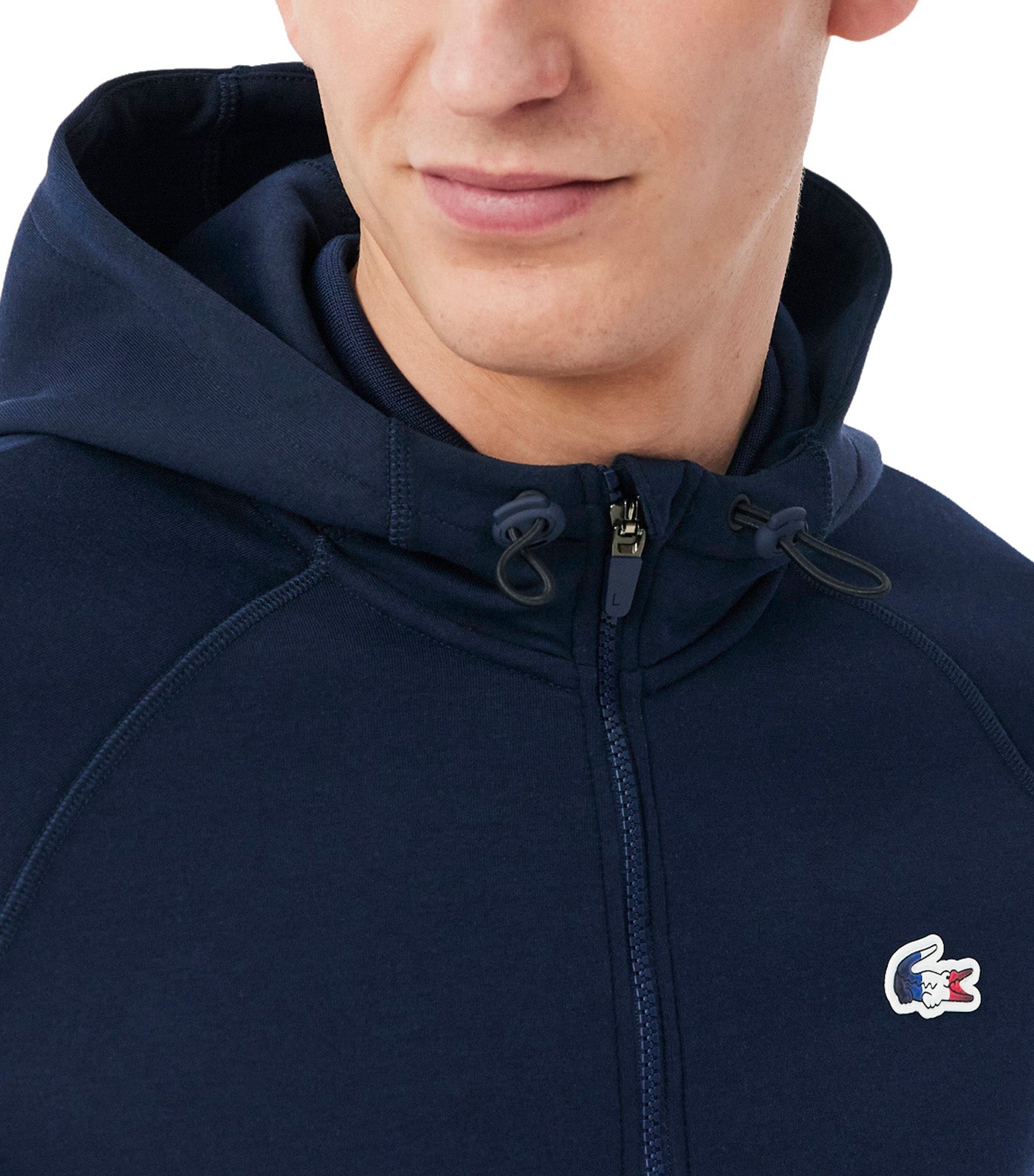 French Tennis Team Zipped Sweatshirt Navy Blue