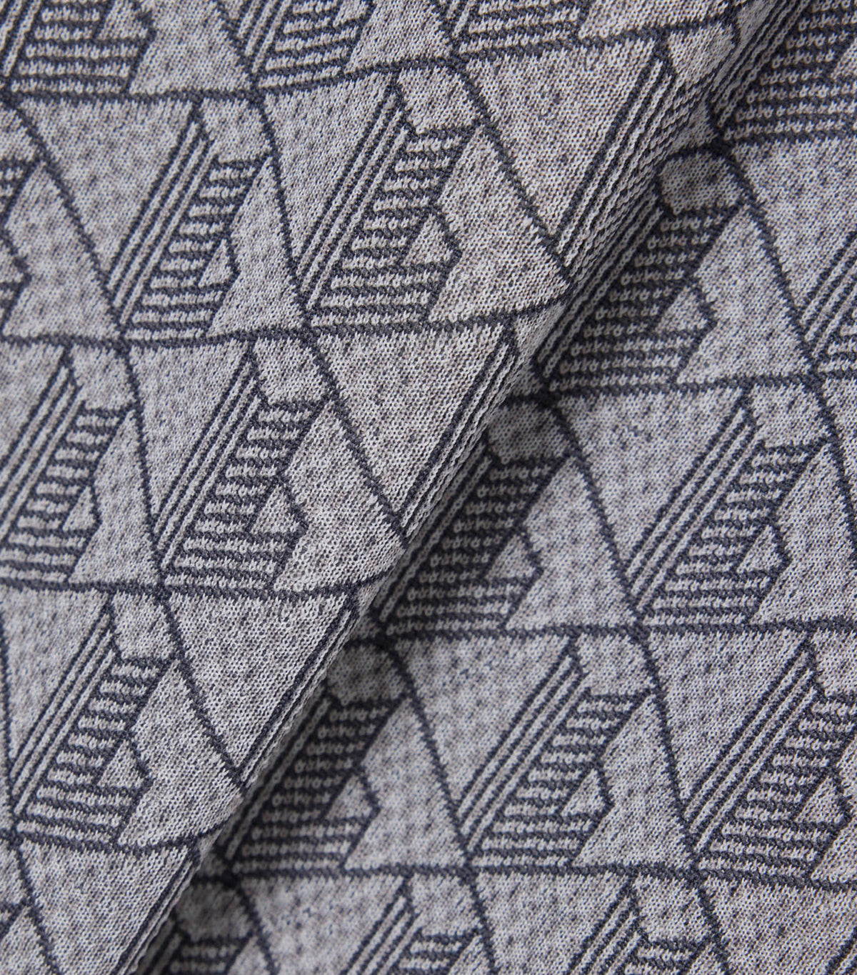 Paris Jacquard Monogram Zipped Sweatshirt Light Gray/Dark Gray
