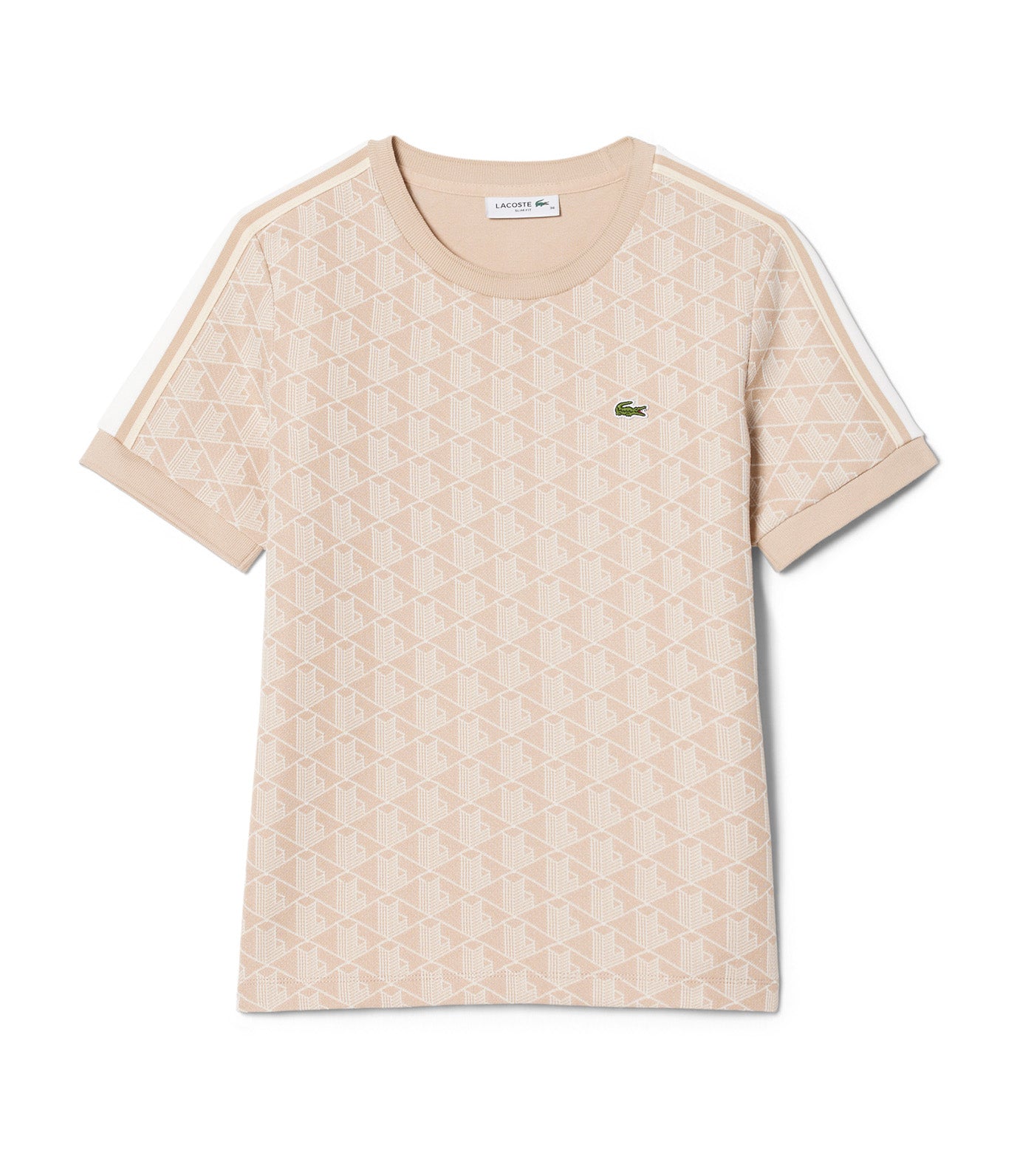Slim Fit Monogram Jacquard T-Shirt